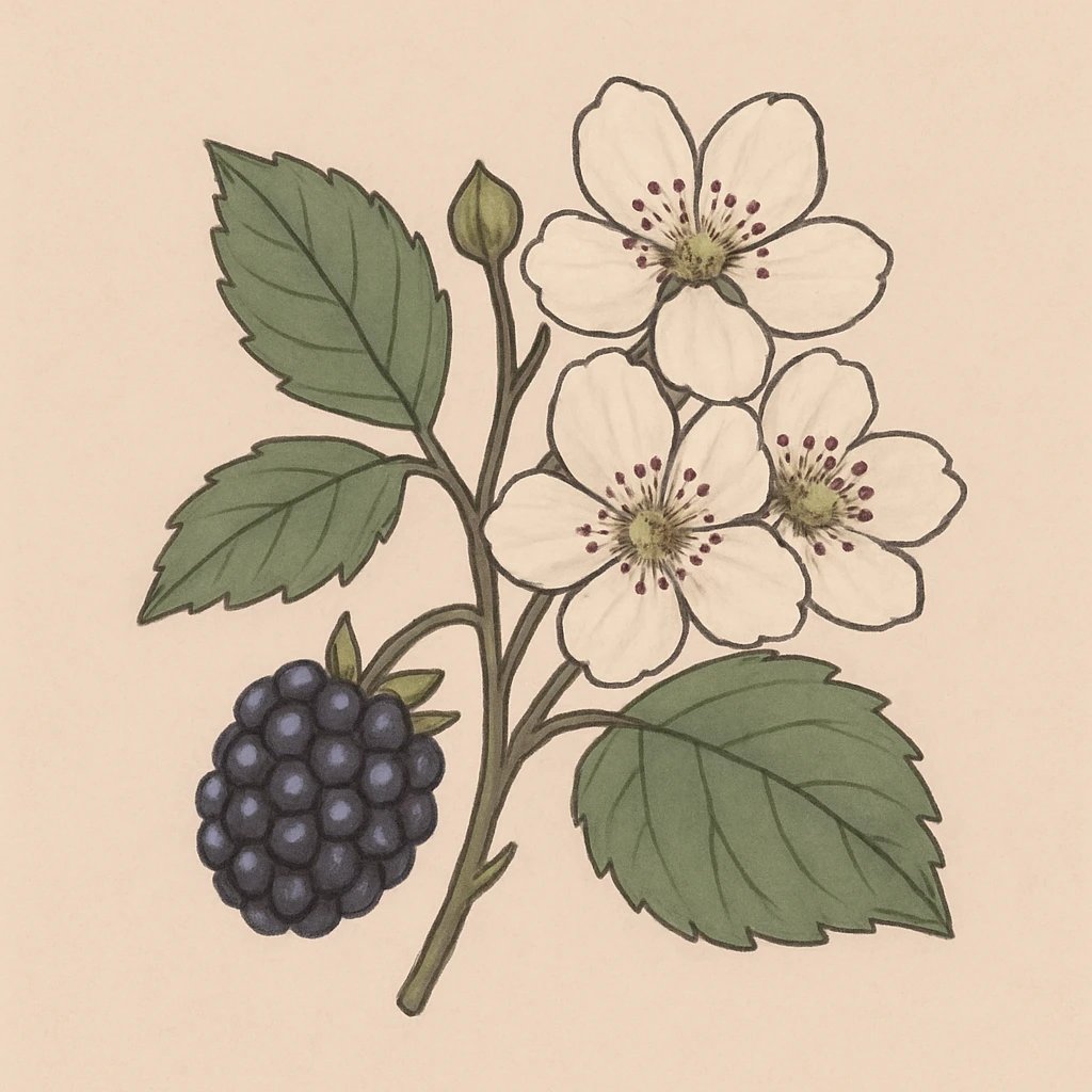 Picture of Blackberry Blossom note