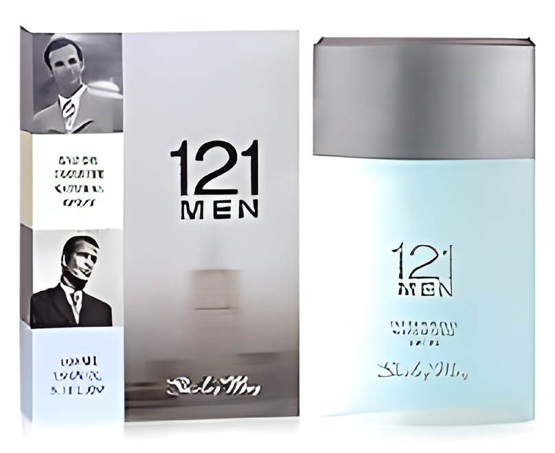 121 Men by Shirley May perfume bottle