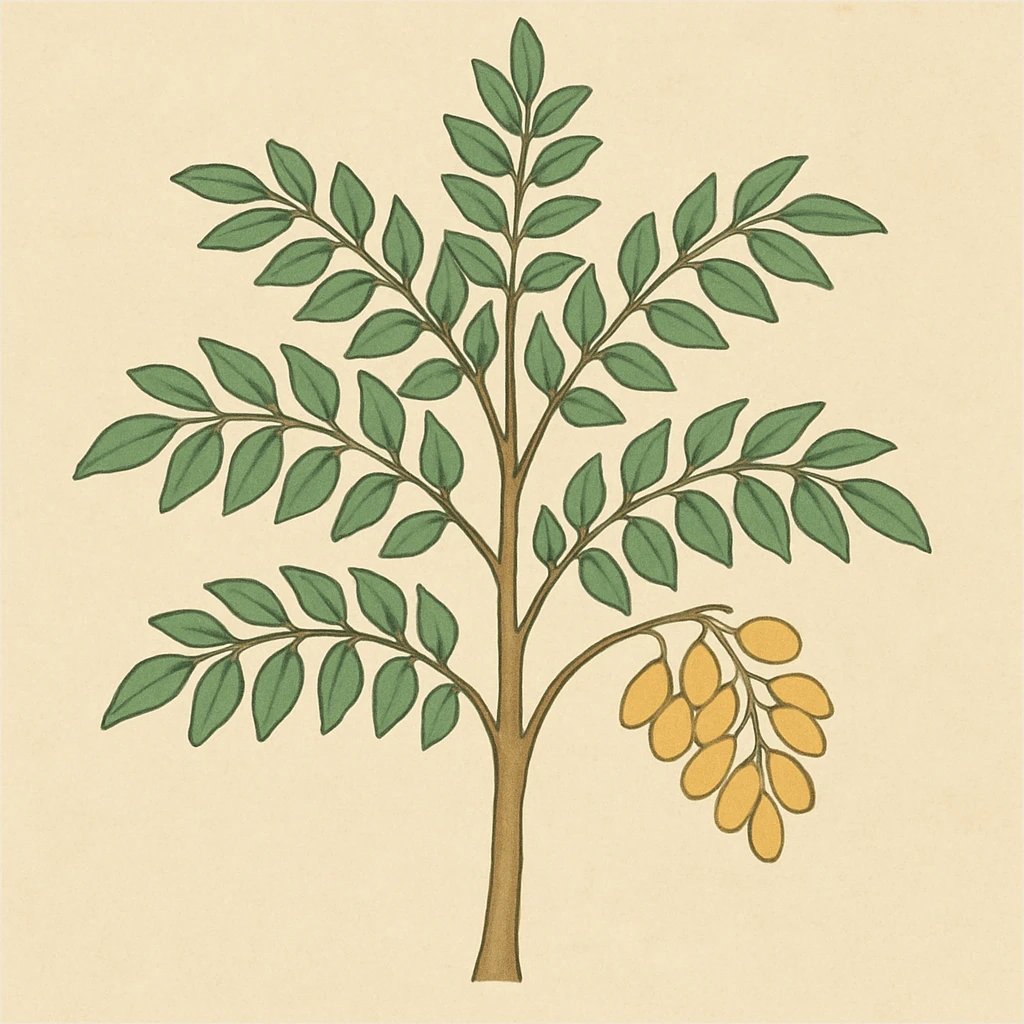 Picture of Curry Tree note