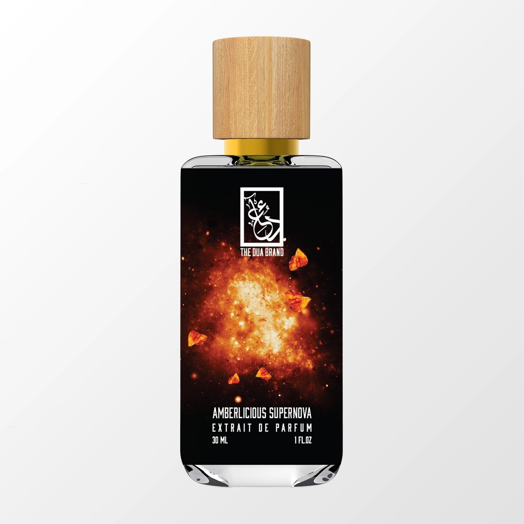 Amberlicious Supernova by The Dua Brand perfume bottle