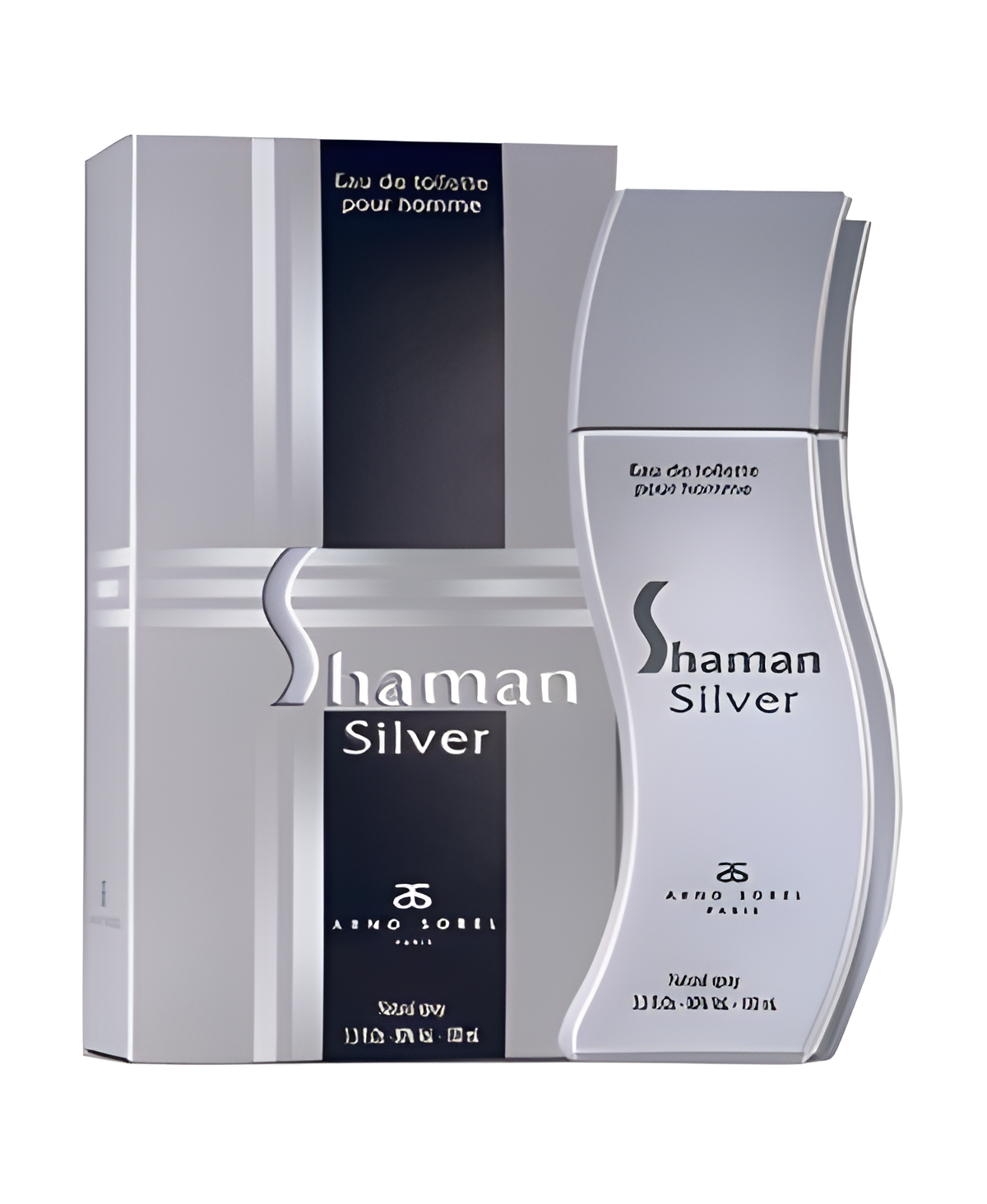 Shaman Silver by Arno Sorel perfume bottle