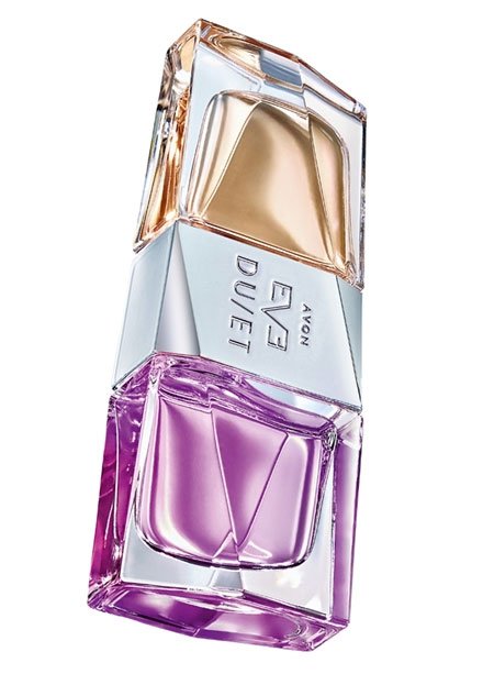 Eve Duet Radiant by Avon perfume bottle