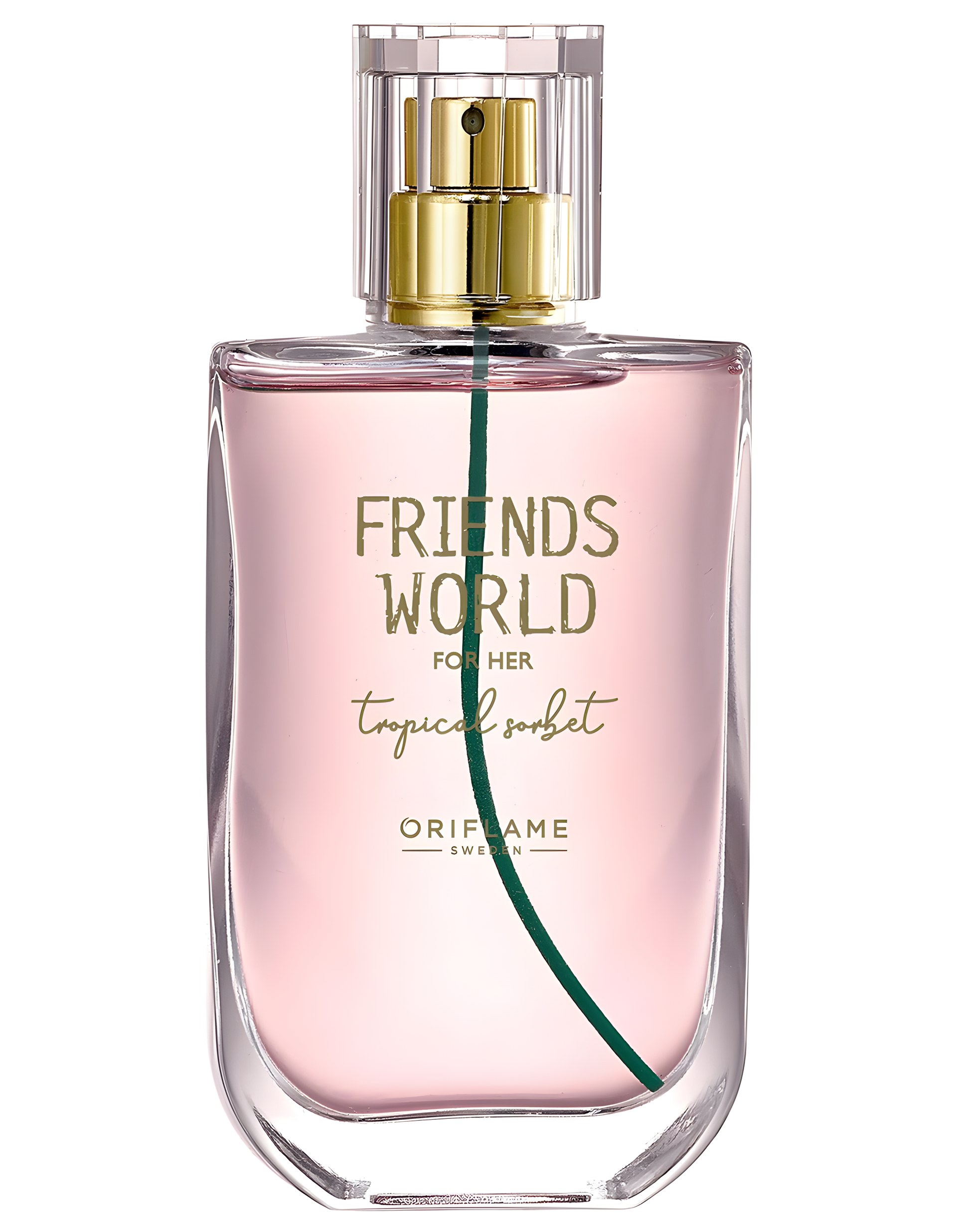 Friends World for Her Tropical Sorbet by Oriflame perfume bottle