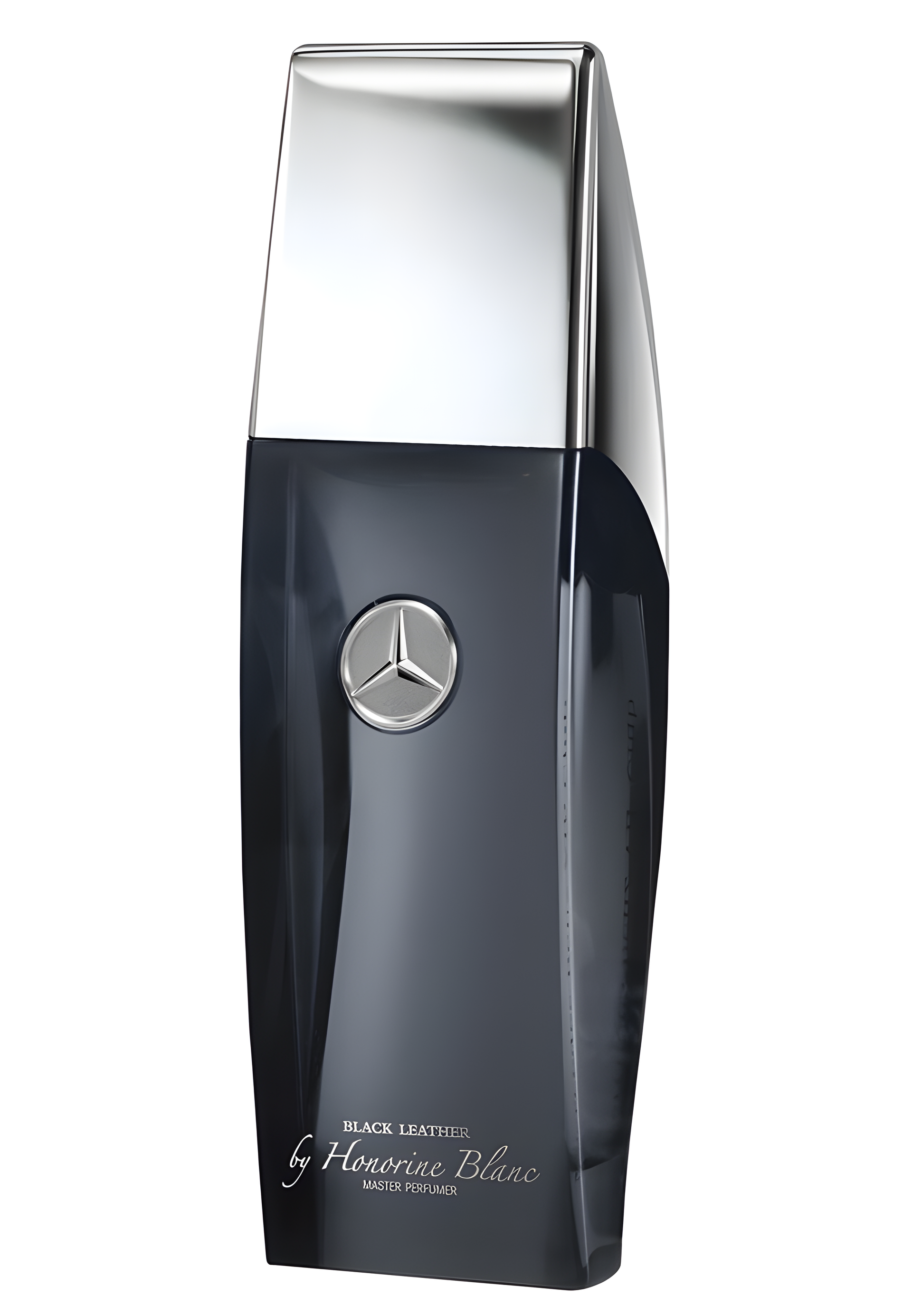 Black Leather by Honorine Blanc by Mercedes-Benz perfume bottle