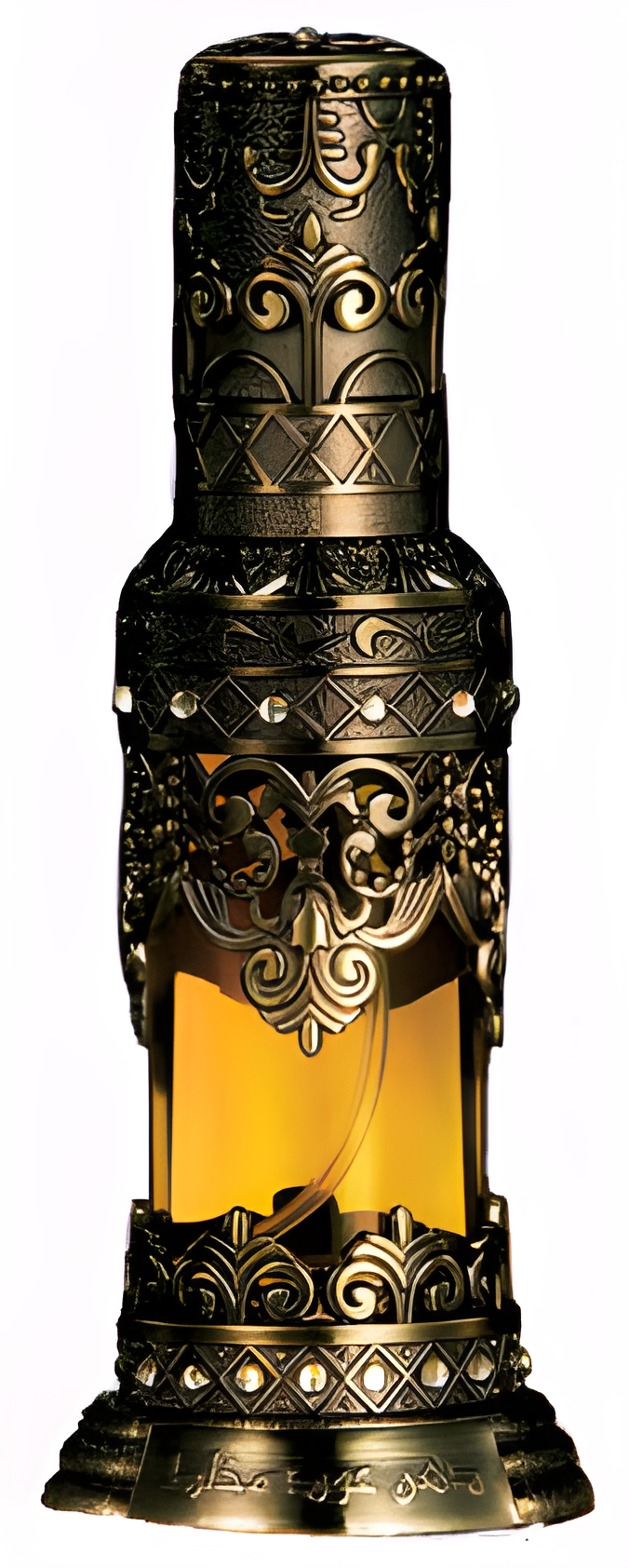 Dehan Oudh Mukhallath Silver by Al Musbah perfume bottle
