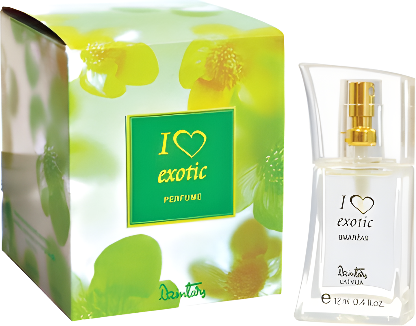 I Love Exotic by Dzintars perfume bottle