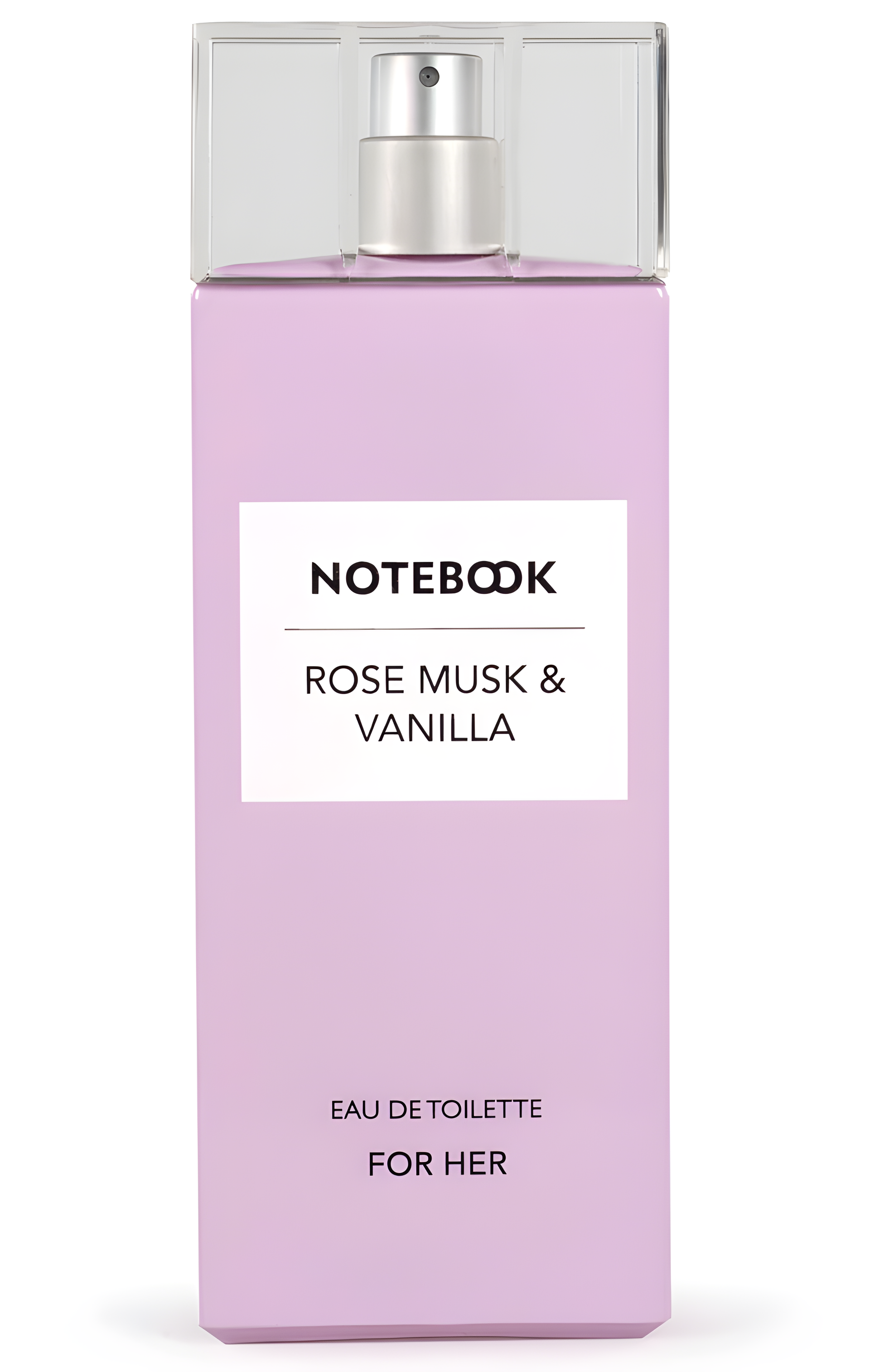 Rose Musk & Vanilla by Notebook perfume bottle