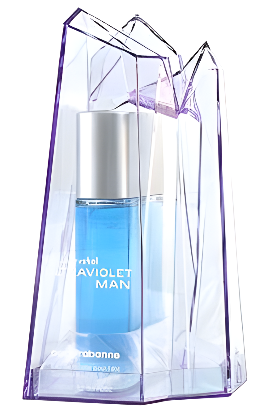 Ultraviolet Liquid Crystal Man by Rabanne perfume bottle