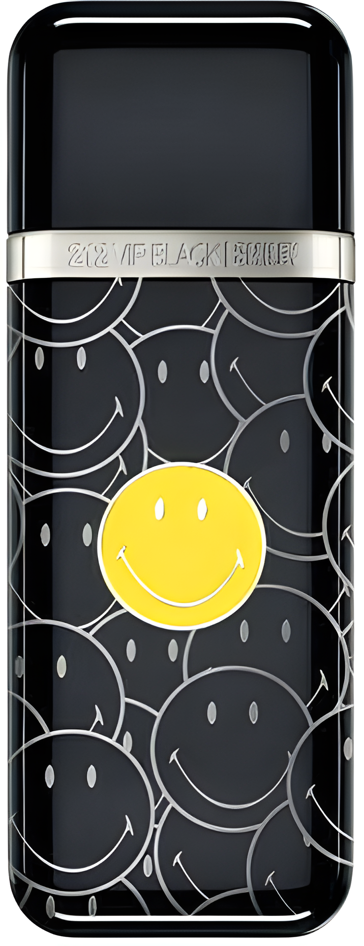 212 VIP Black Smiley by Carolina Herrera perfume bottle