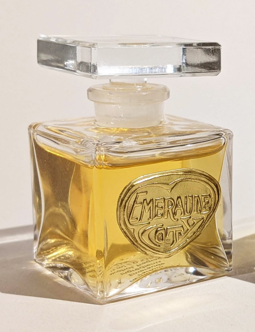 Emeraude by Coty perfume bottle