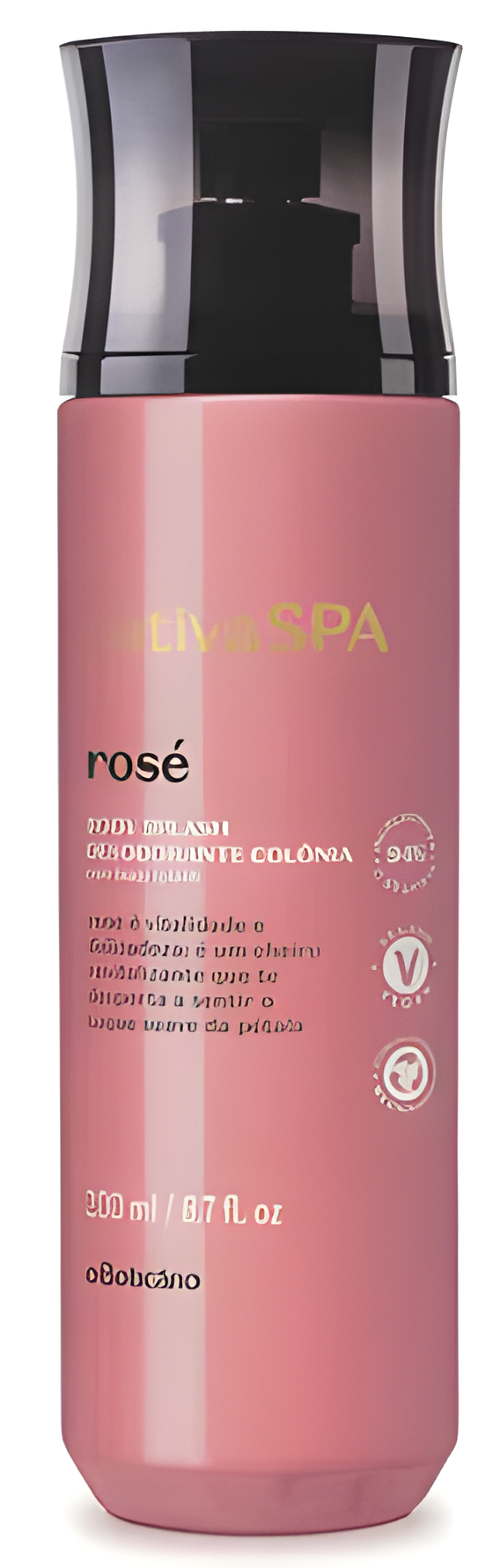 Rosé by O Boticário perfume bottle