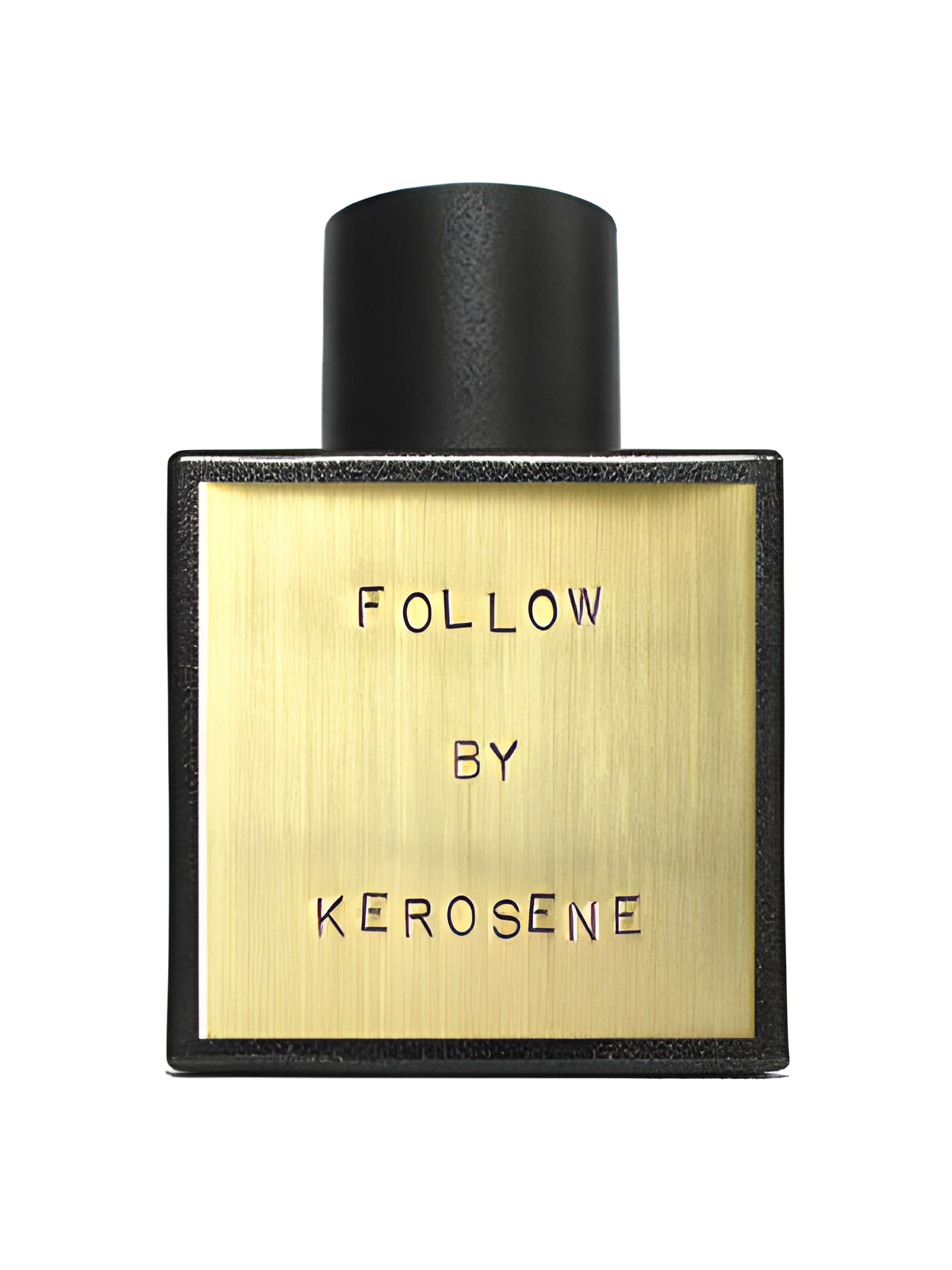Follow by Kerosene perfume bottle