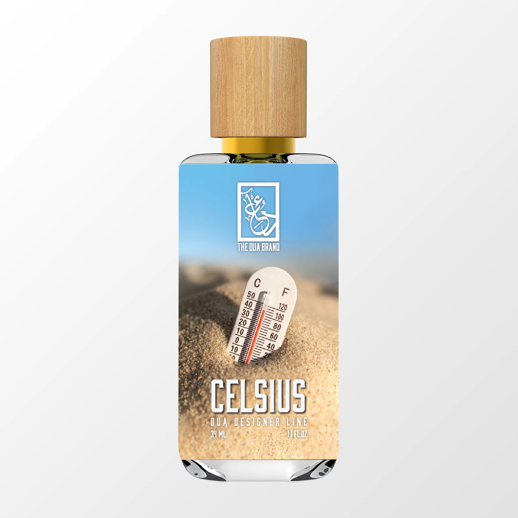 Celsius by The Dua Brand perfume bottle