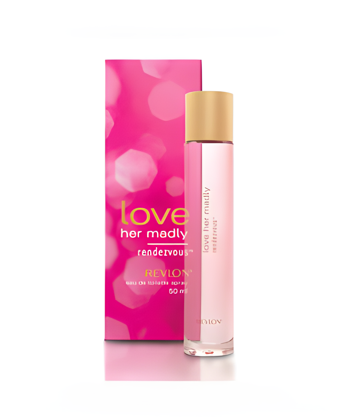 Love Her Madly Rendezvous by Revlon perfume bottle