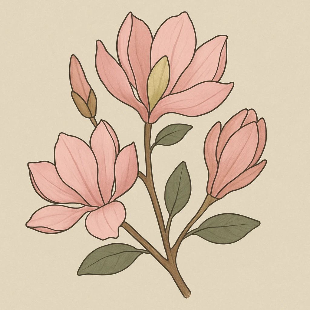 Picture of Chinese Magnolia note