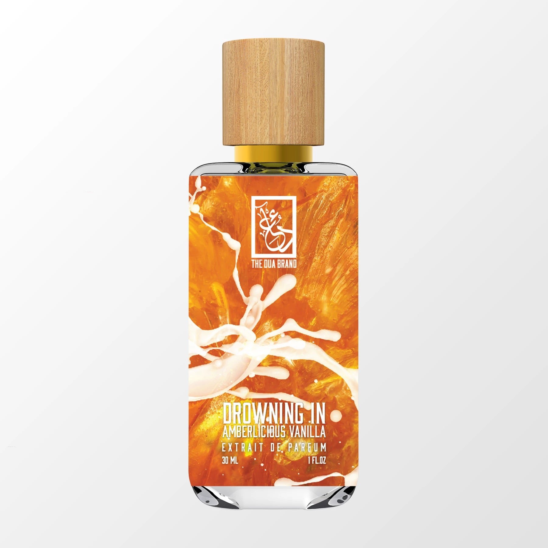 Drowning in Amberlicious Vanilla by The Dua Brand perfume bottle