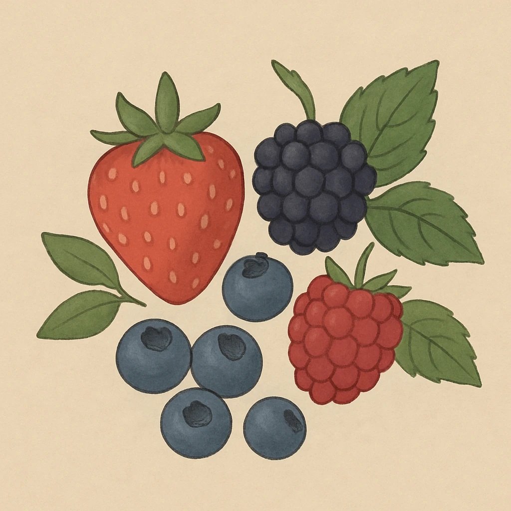 Picture of Forest Fruits note