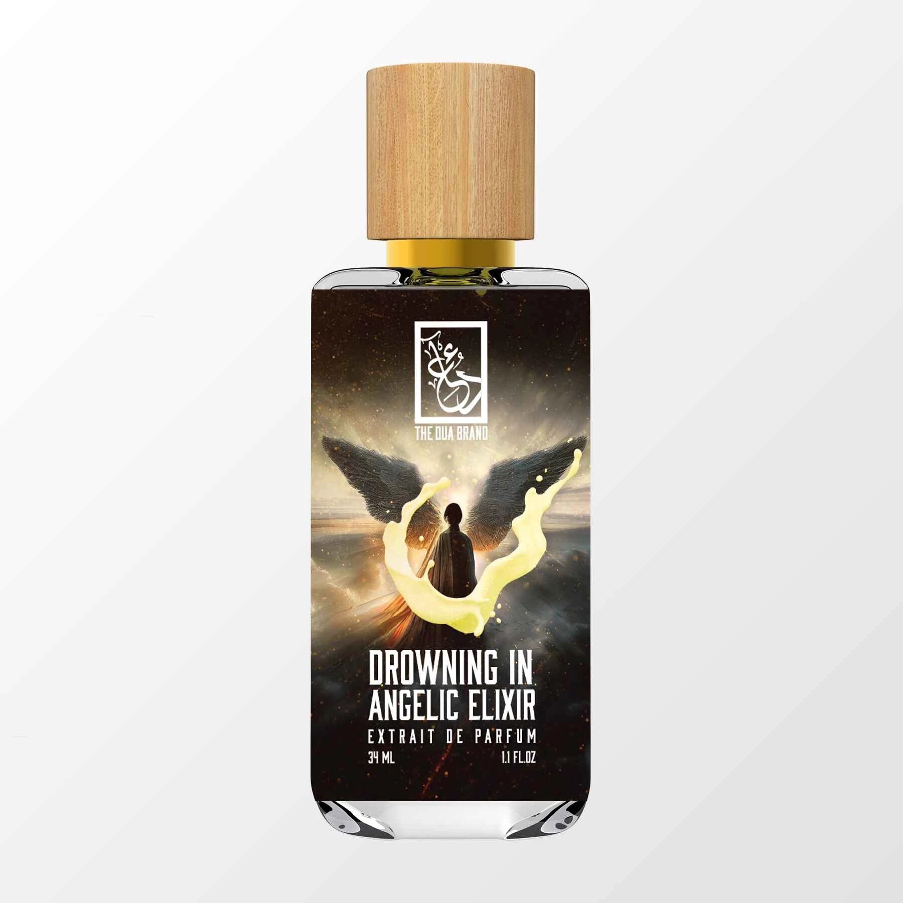 Drowning in Angelic Elixir by The Dua Brand perfume bottle