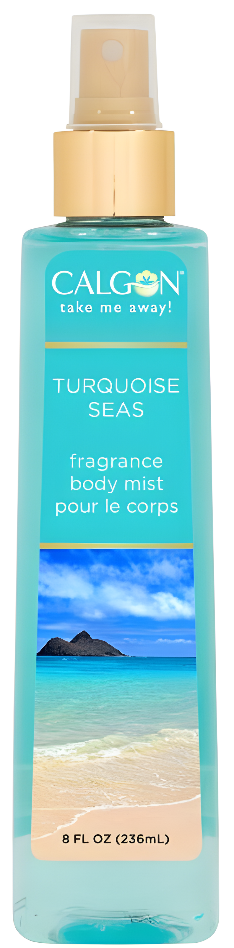 Turquoise Seas by Calgon perfume bottle