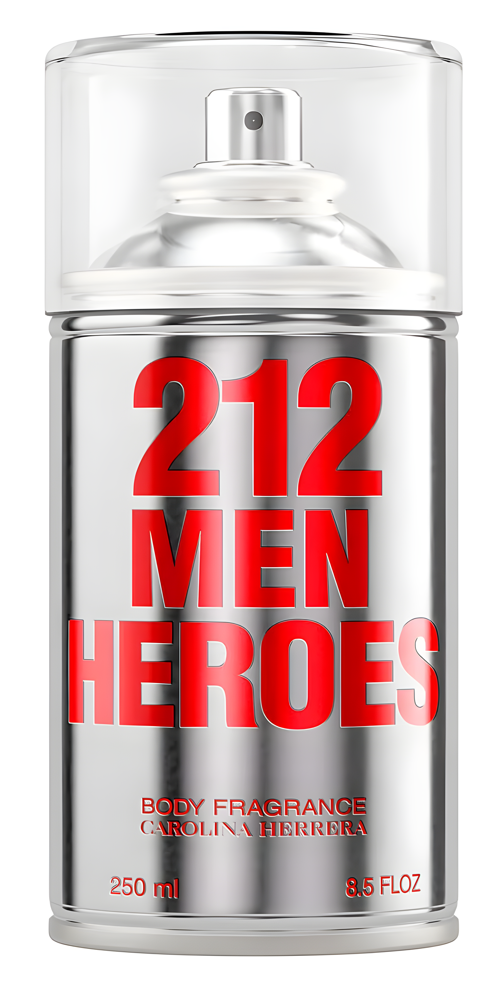212 Heroes for Men Body Spray by Carolina Herrera perfume bottle