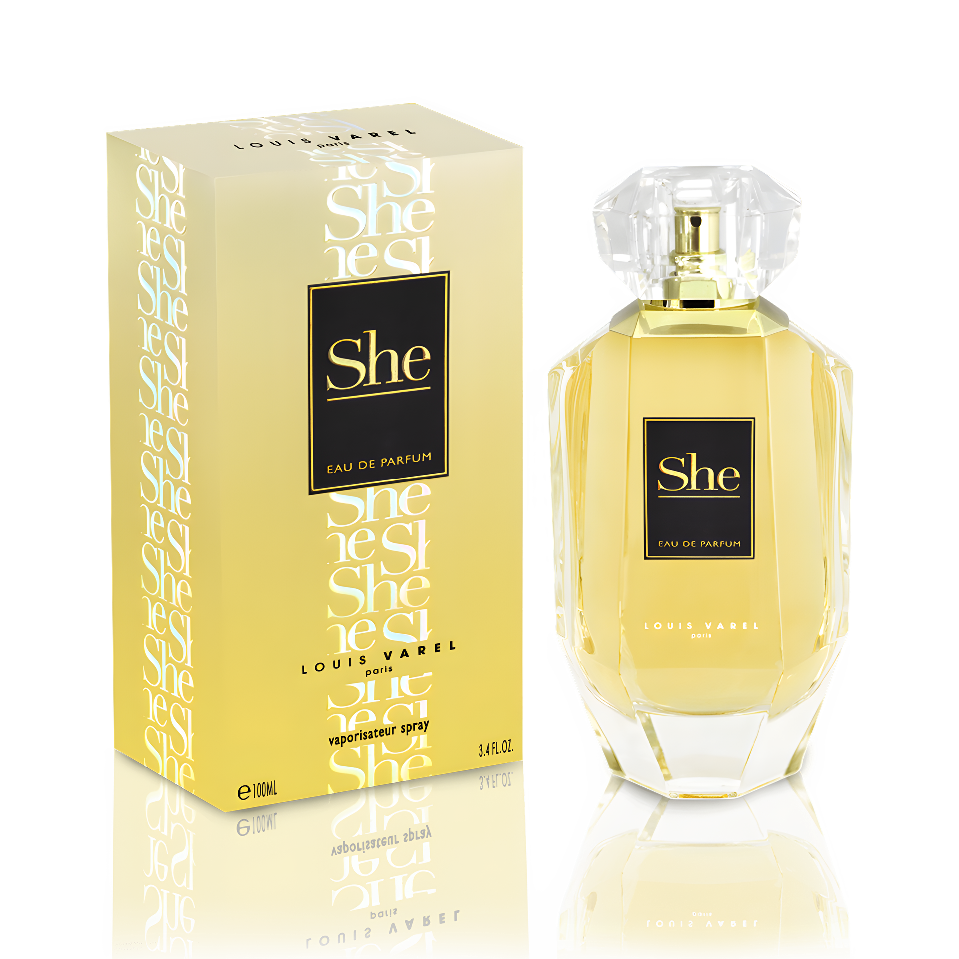 She by Louis Varel perfume bottle