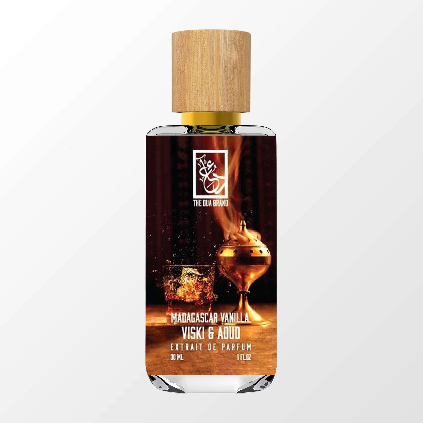 Madagascar Vanilla, Viski, & Aoud by The Dua Brand perfume bottle