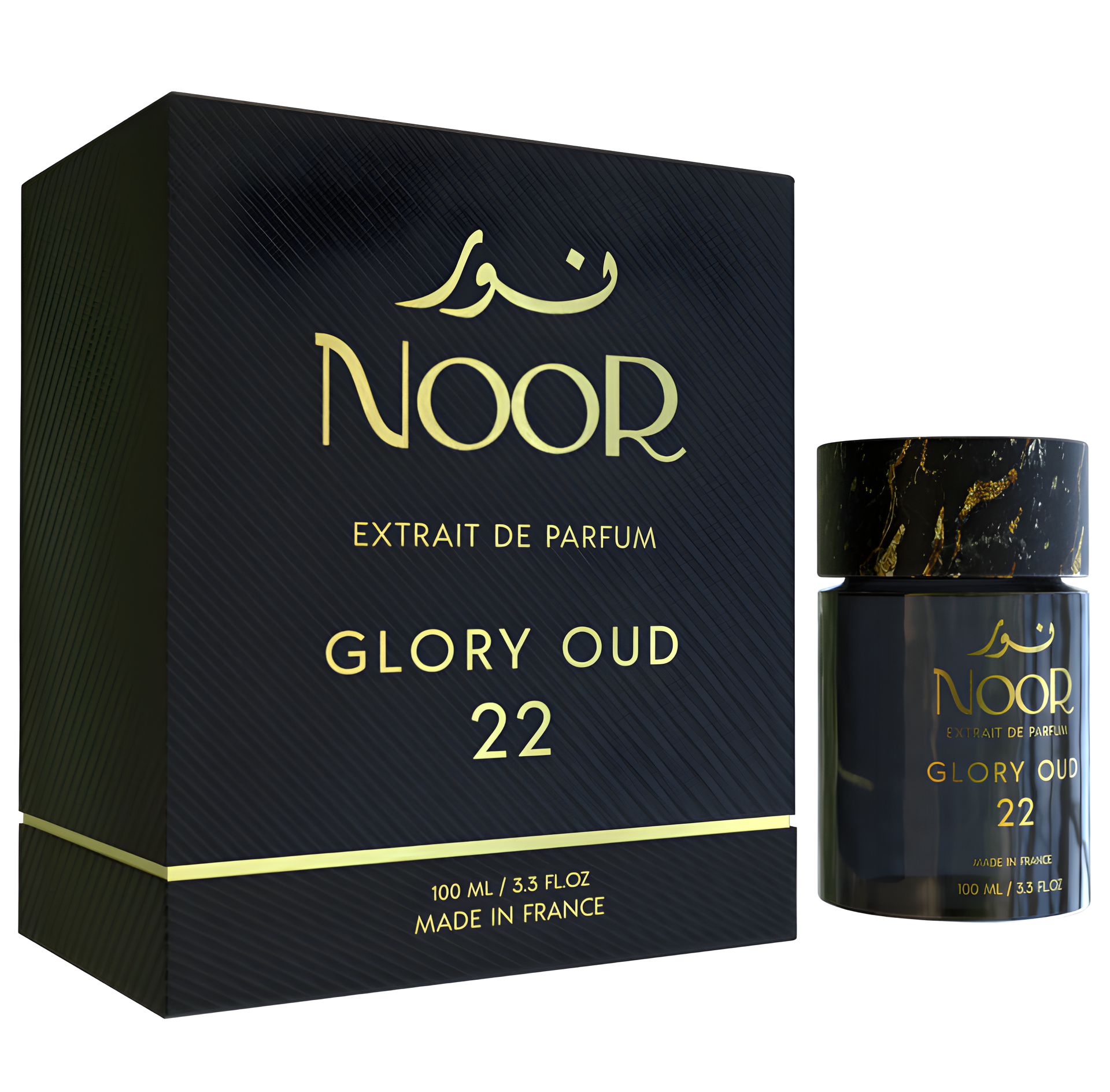 Glory Oud 22 by NOOR perfume bottle