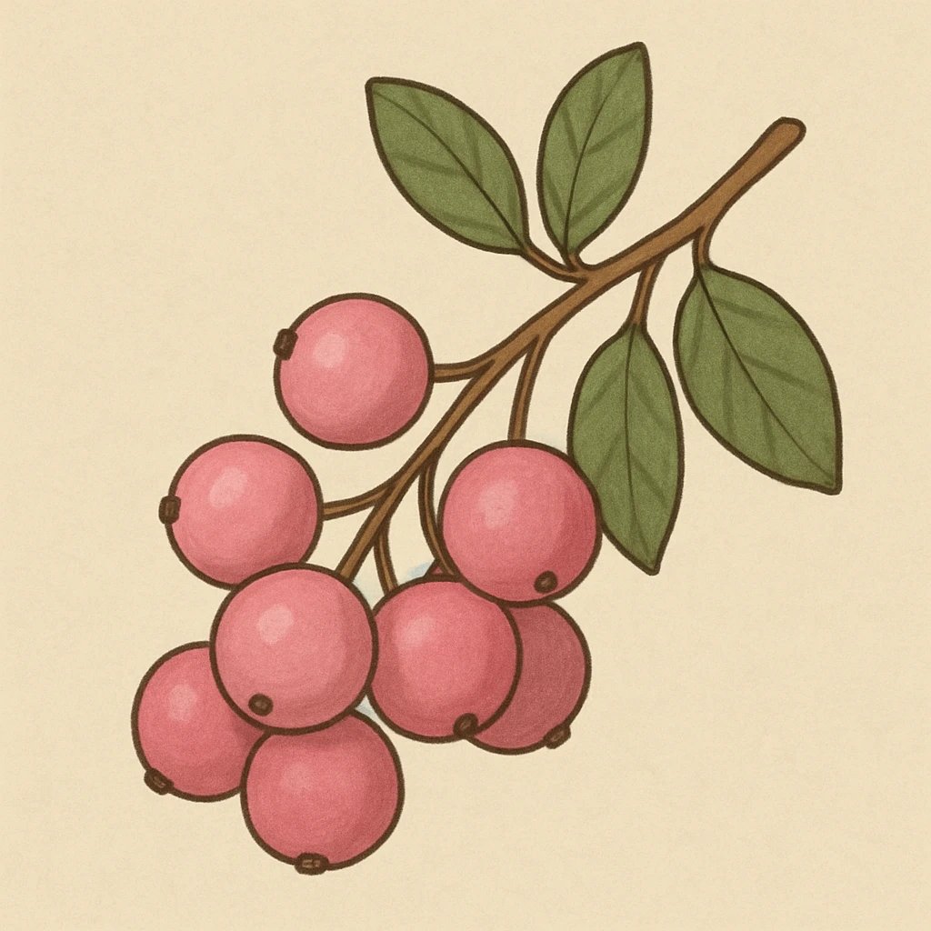 Picture of Pink Berries note