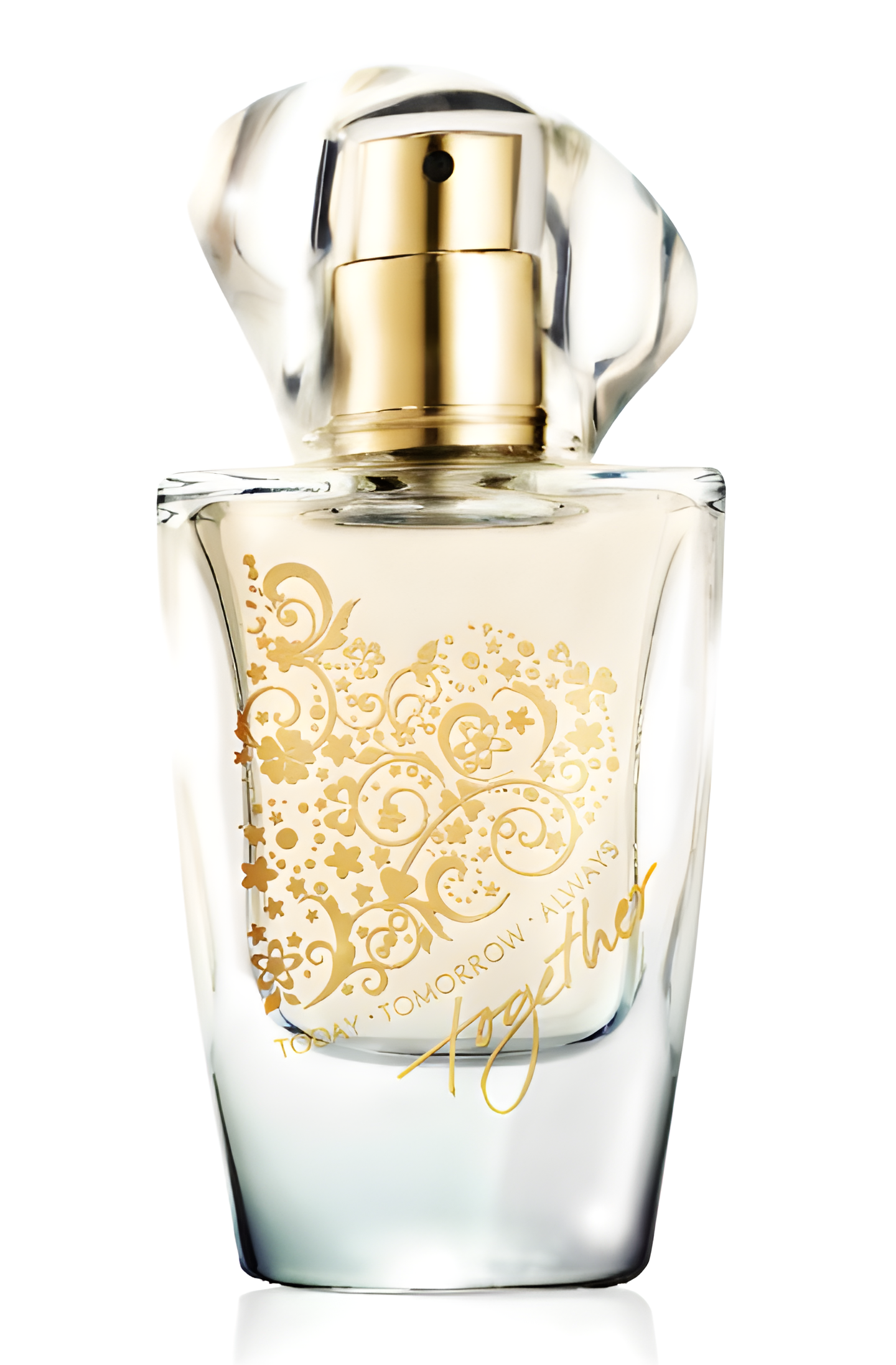 Today Tomorrow Always Together by Avon perfume bottle