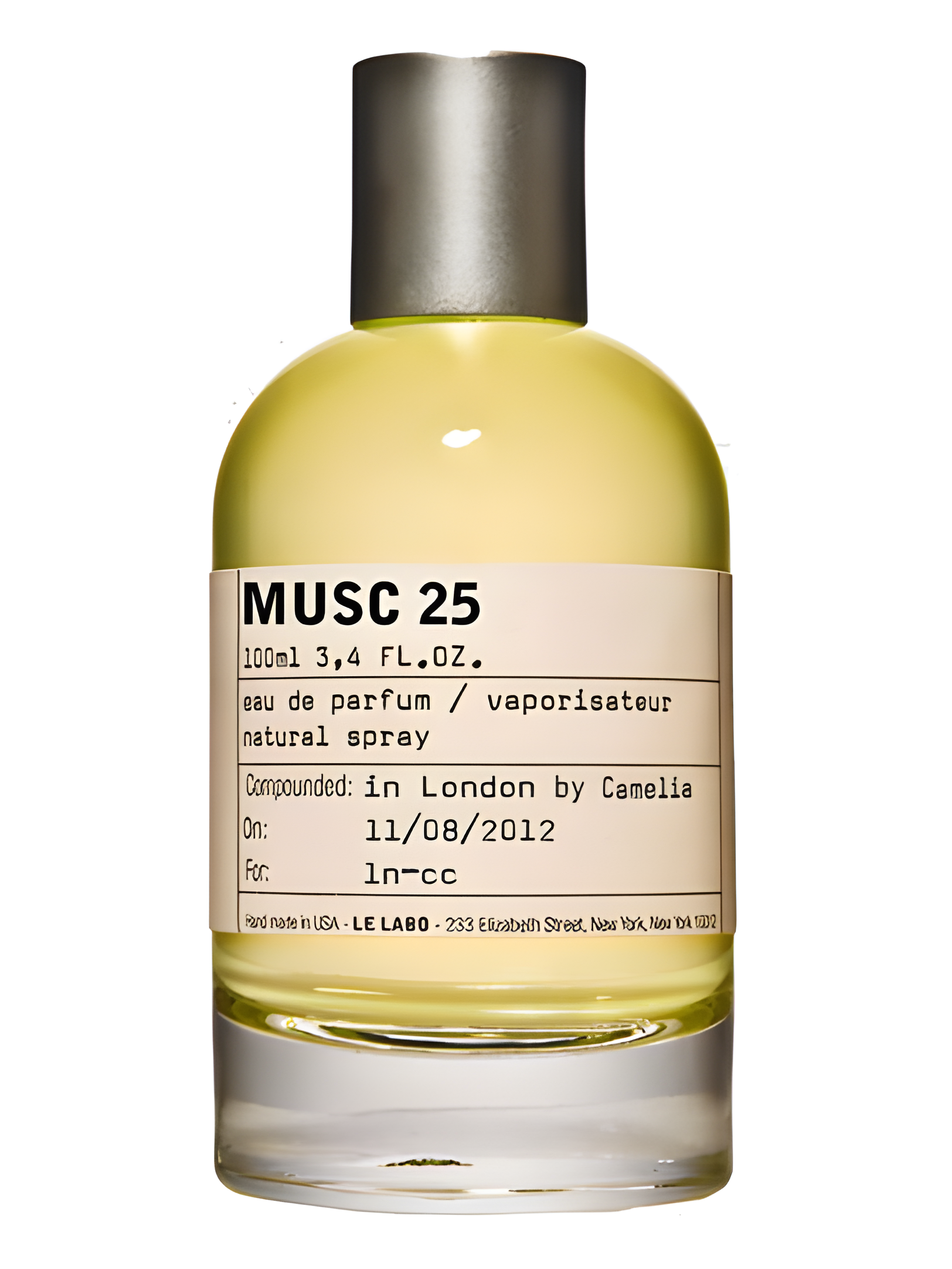 Musc 25 Los Angeles by Le Labo perfume bottle