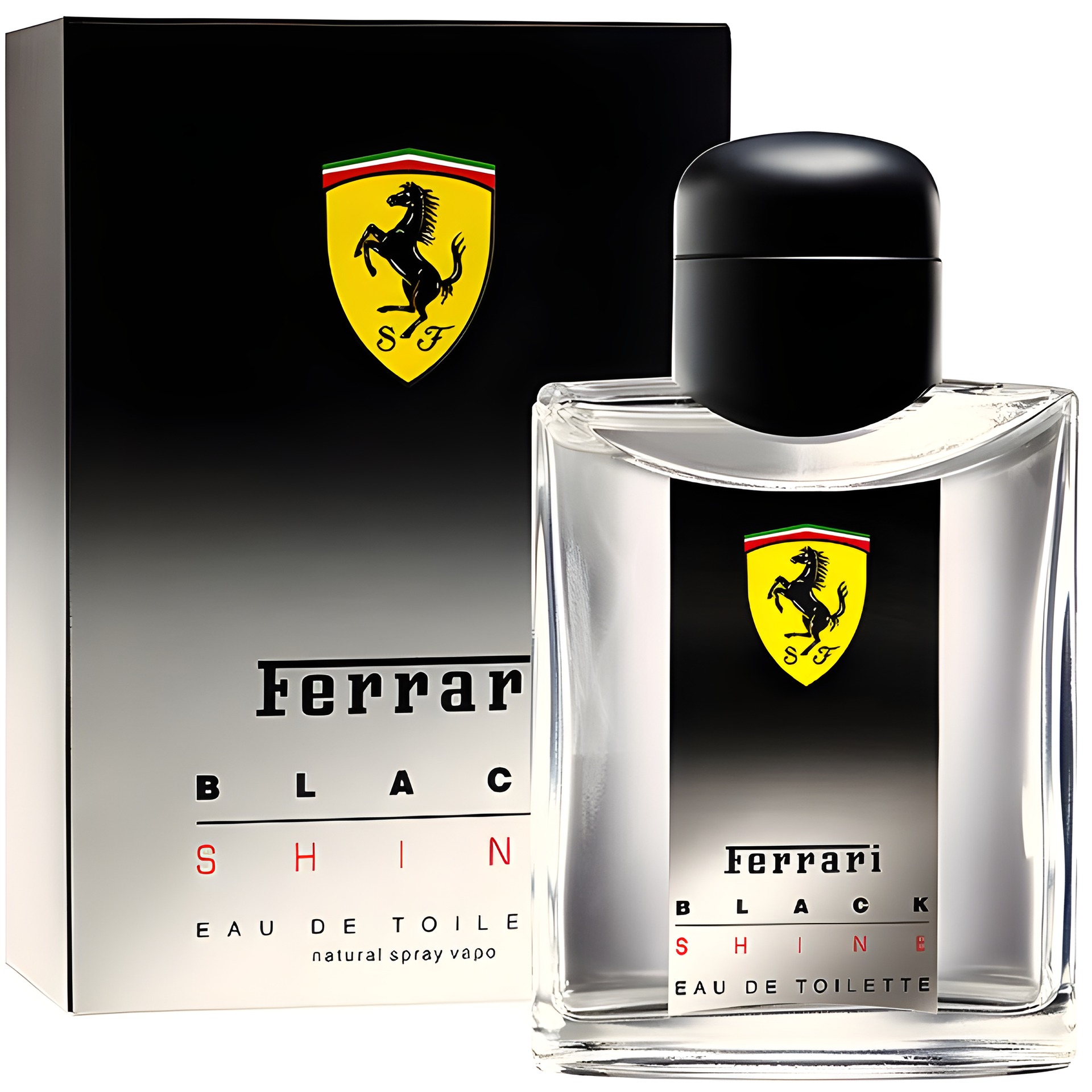Scuderia Ferrari Black Shine by Ferrari perfume bottle