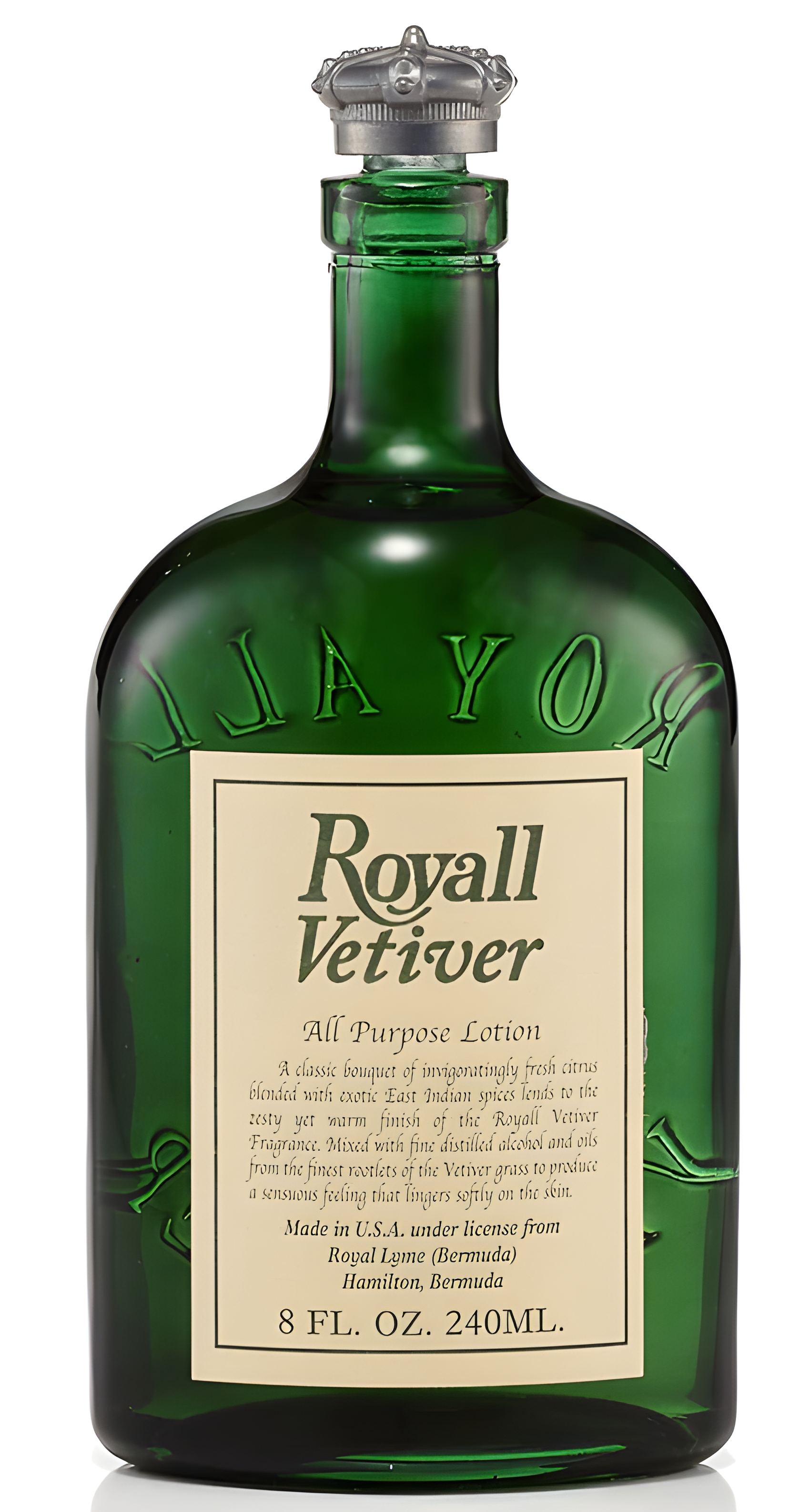 Royall Vetiver by Royall Lyme Bermuda perfume bottle