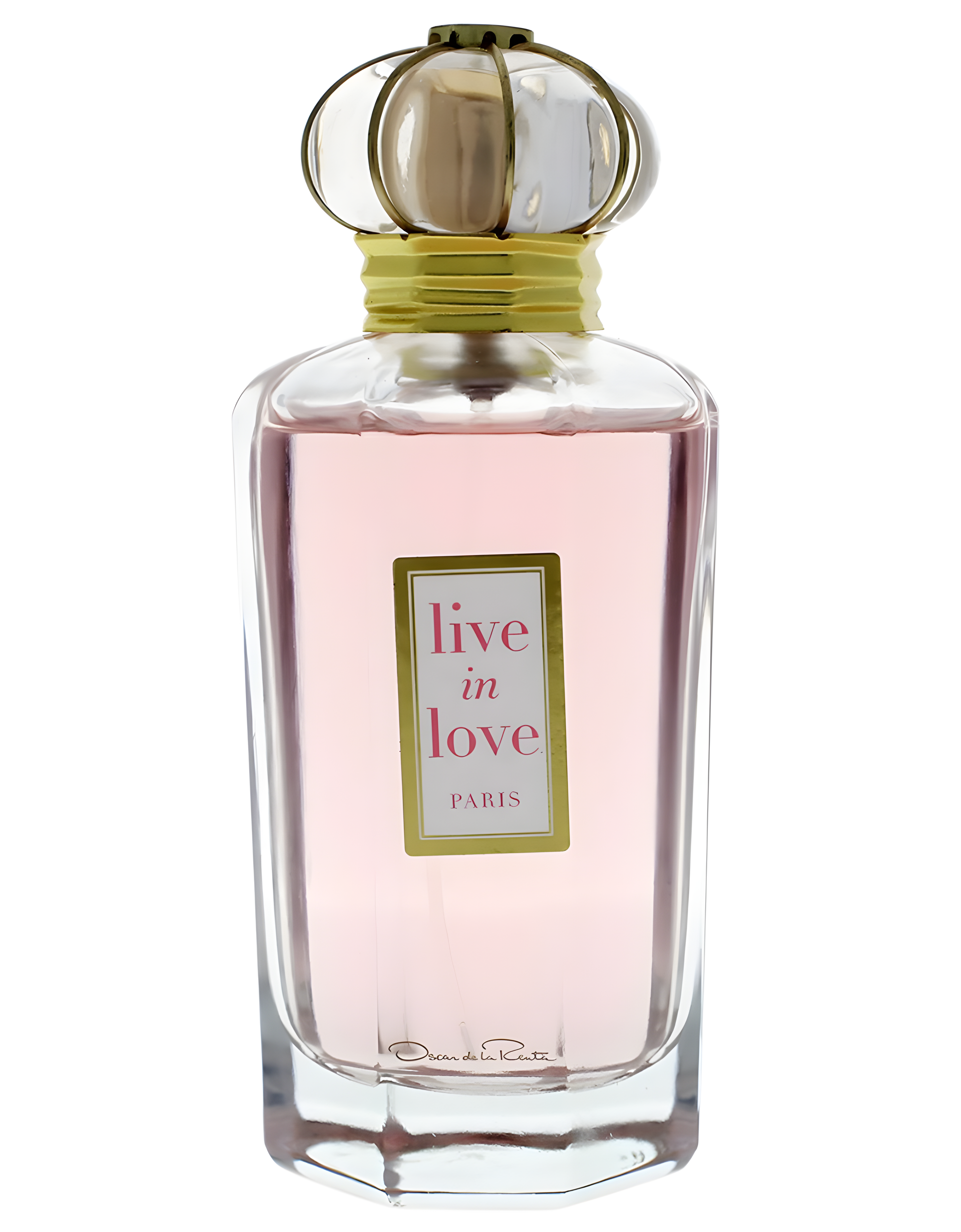 Live in Love Paris by Oscar de la Renta perfume bottle