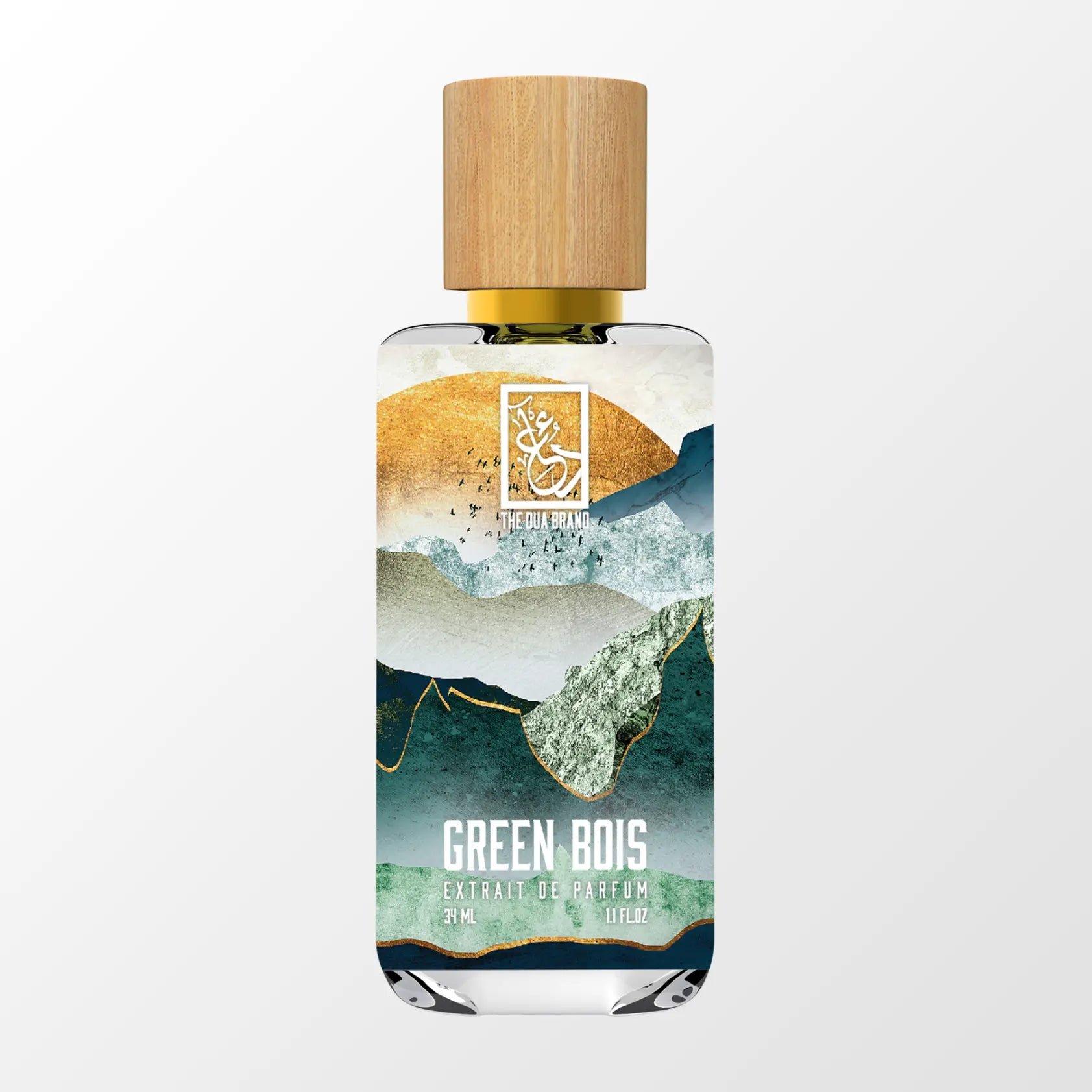Green Bois by The Dua Brand perfume bottle