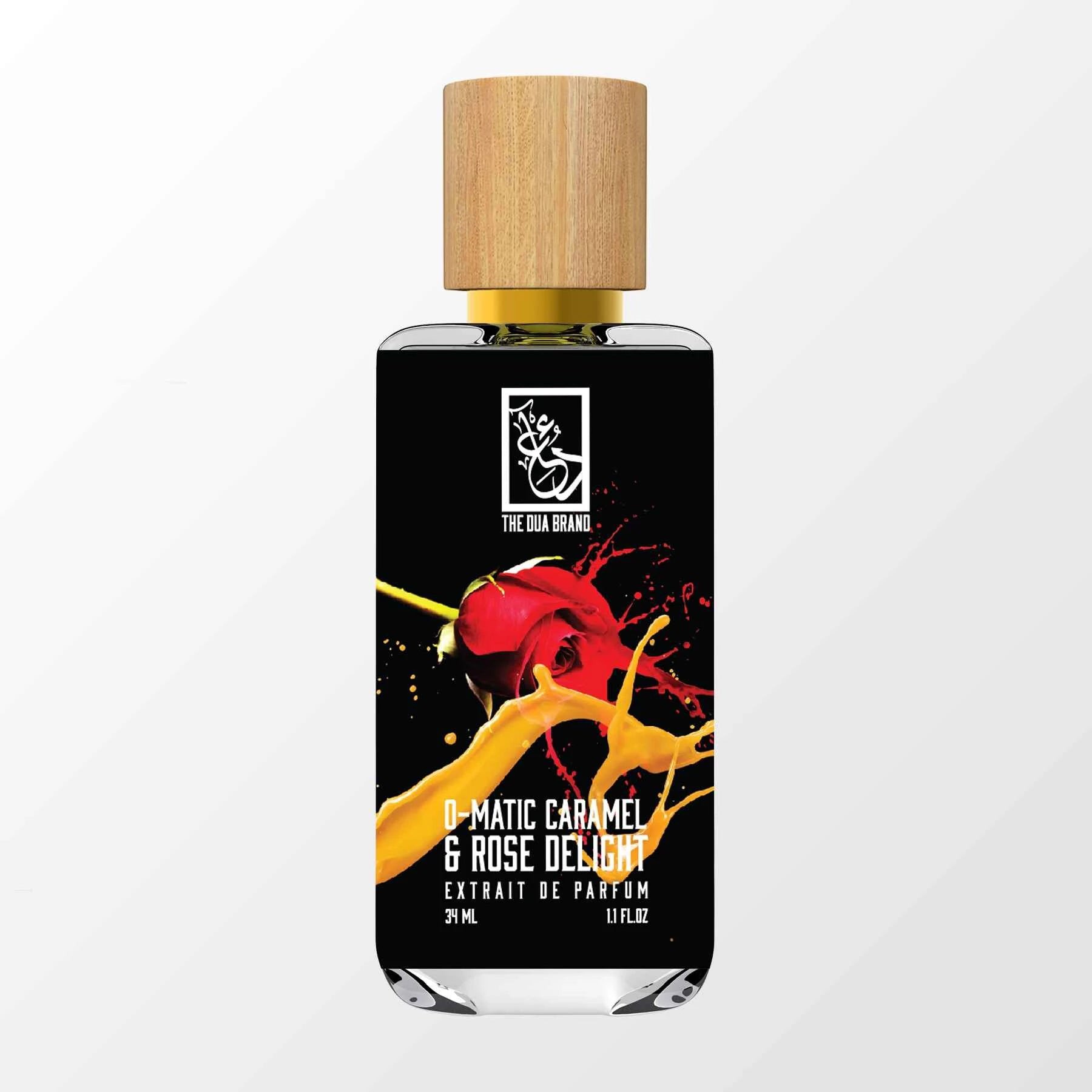 O-Matic Caramel & Rose Delight by The Dua Brand perfume bottle