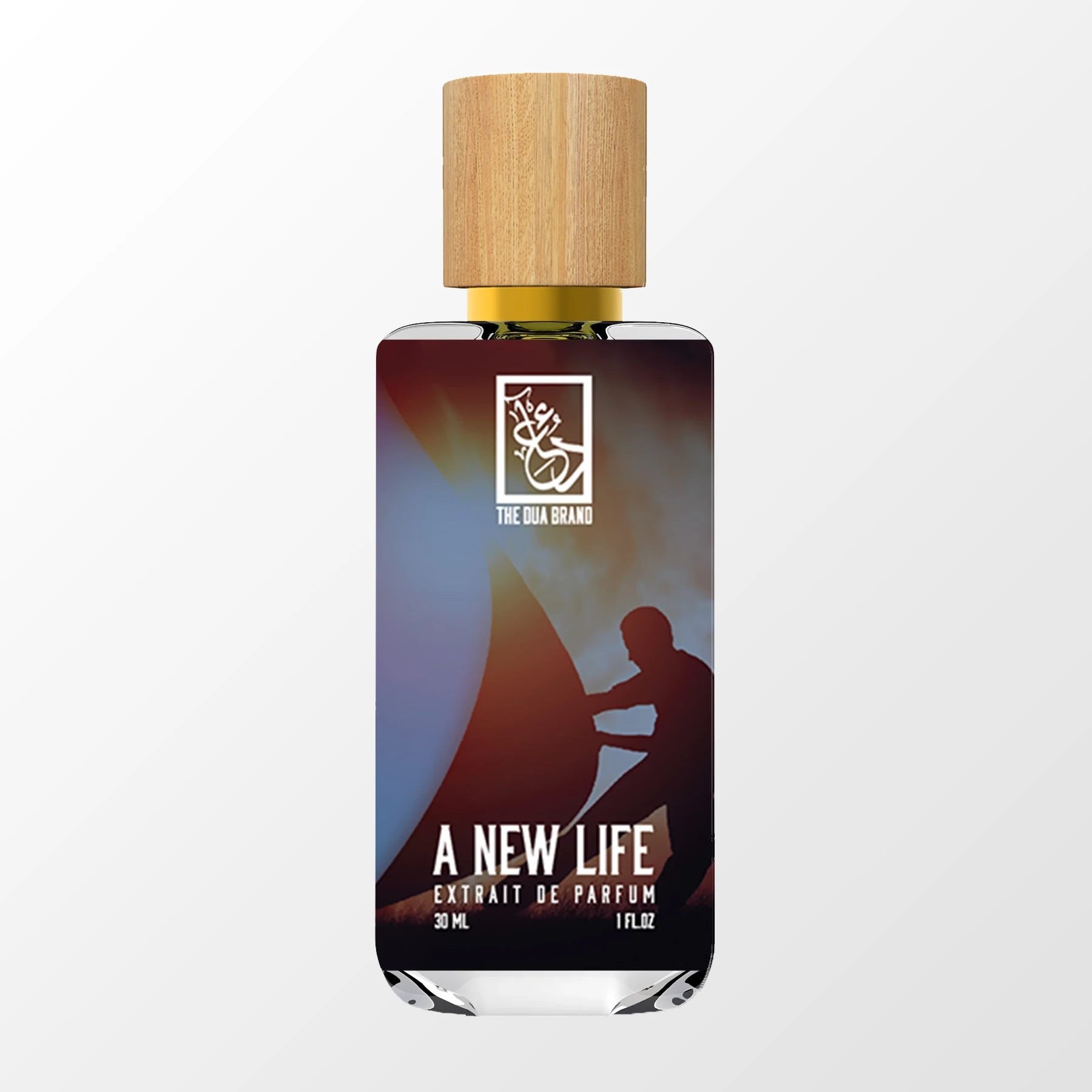 A New Life by The Dua Brand perfume bottle
