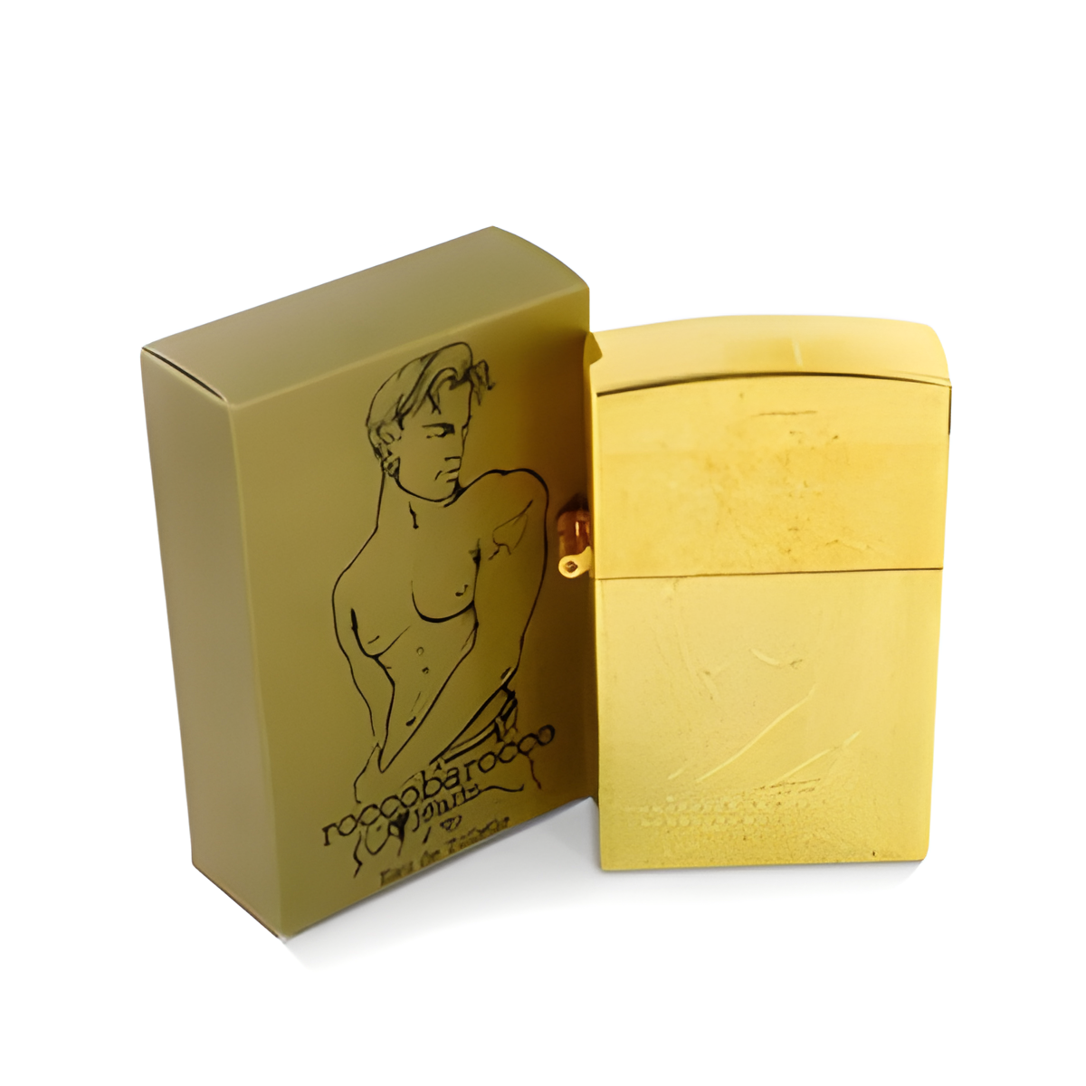 Gold Jeans Cologne by Roccobarocco perfume bottle