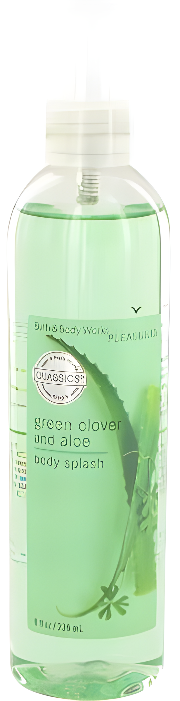 Green Clover and Aloe by Bath & Body Works perfume bottle