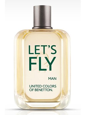 Let's Fly by Benetton perfume bottle