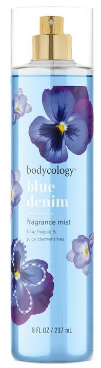 Blue Denim by Bodycology perfume bottle