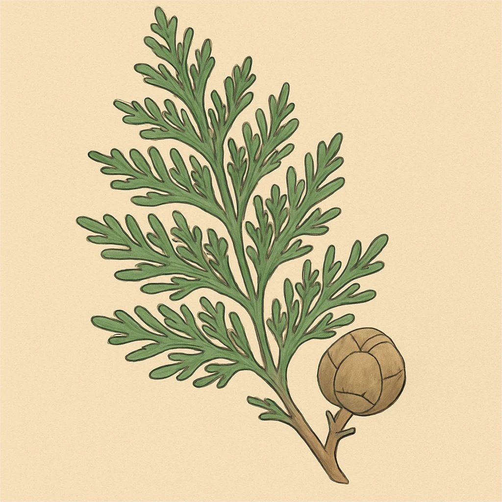 Picture of Lawson Cypress note