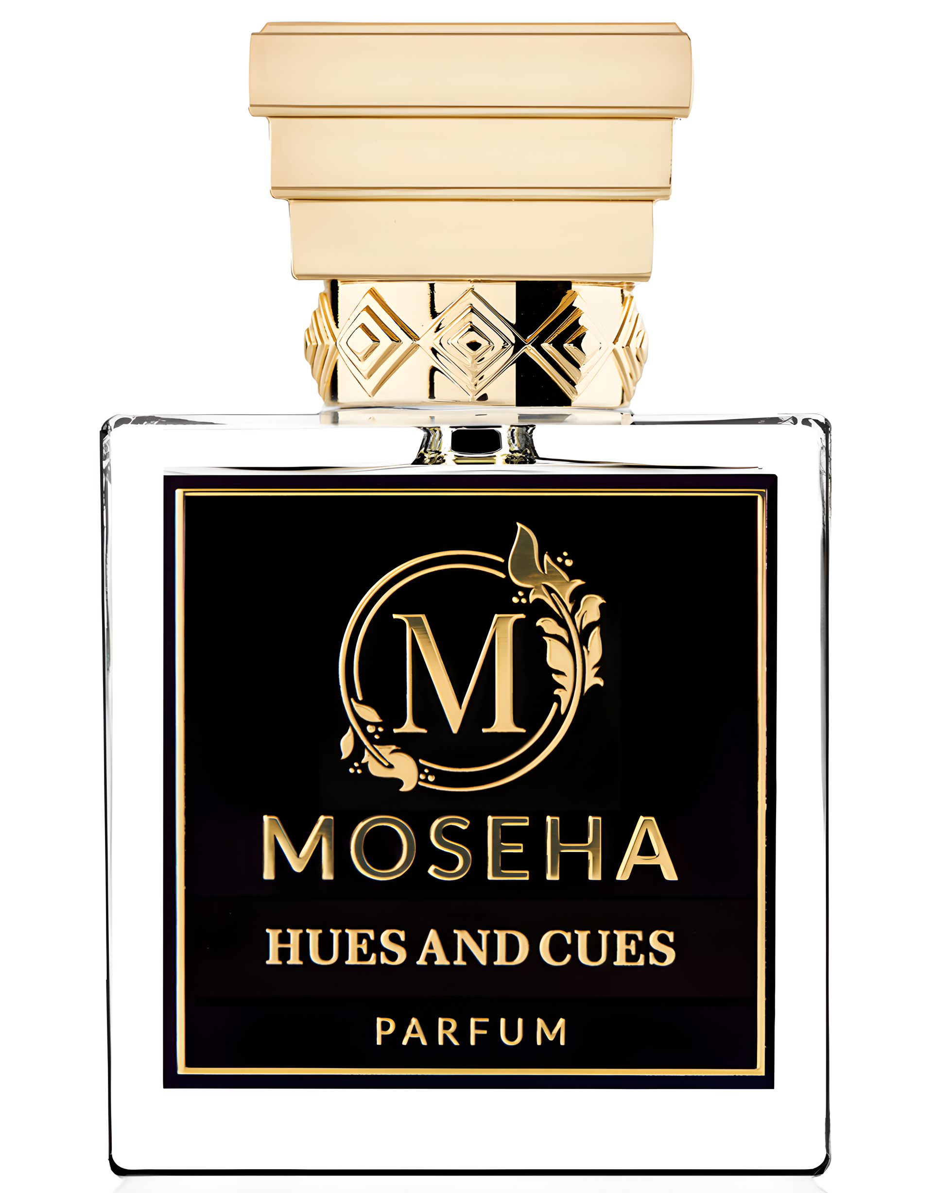 Hues and Cues by Moseha perfume bottle