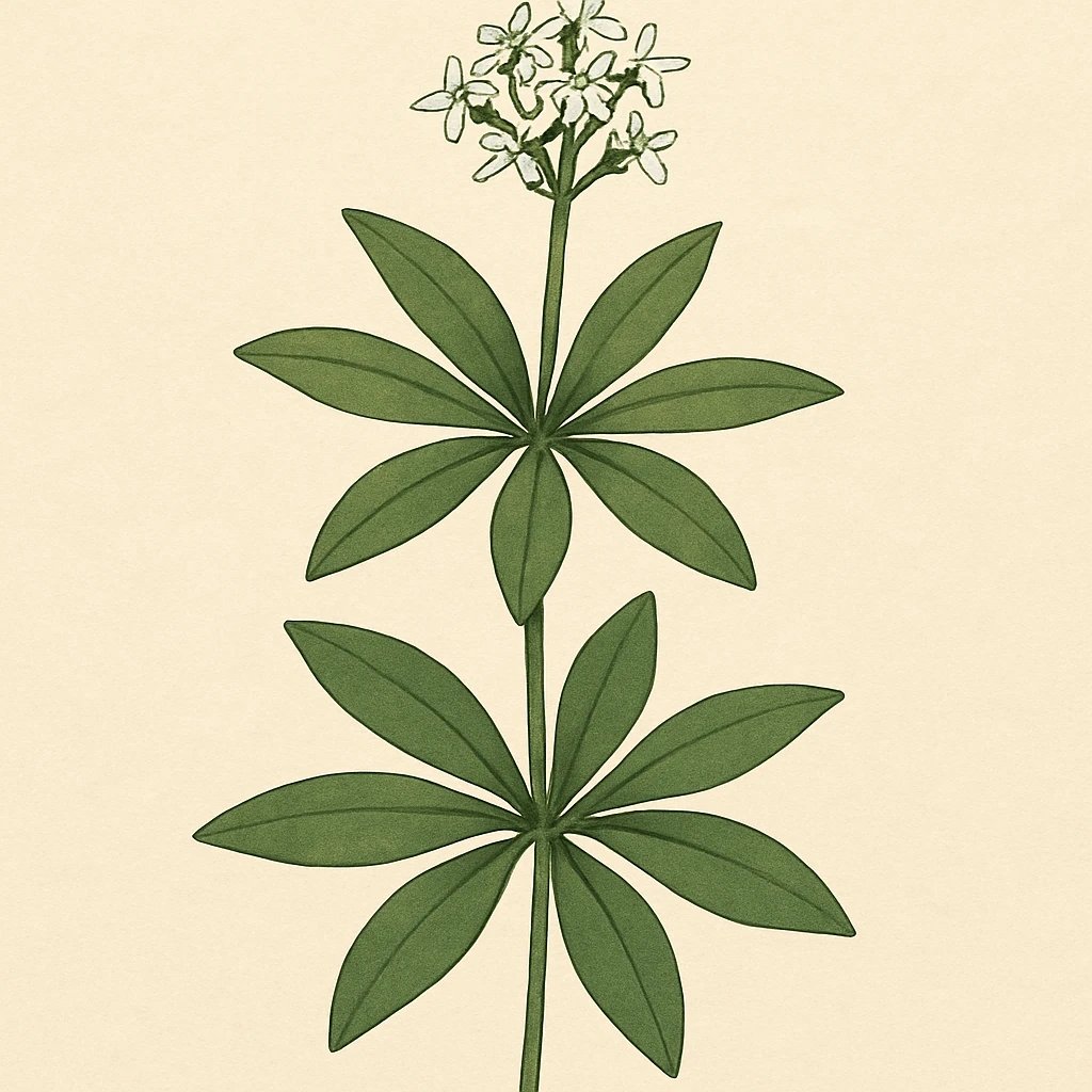 Picture of Woodruff or Galium Odoratum note