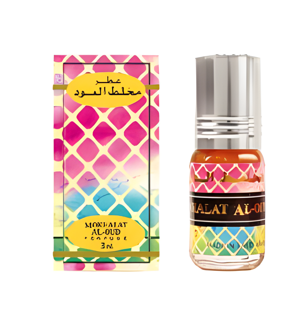 Mokhalat Al Oud by Al-Rehab perfume bottle