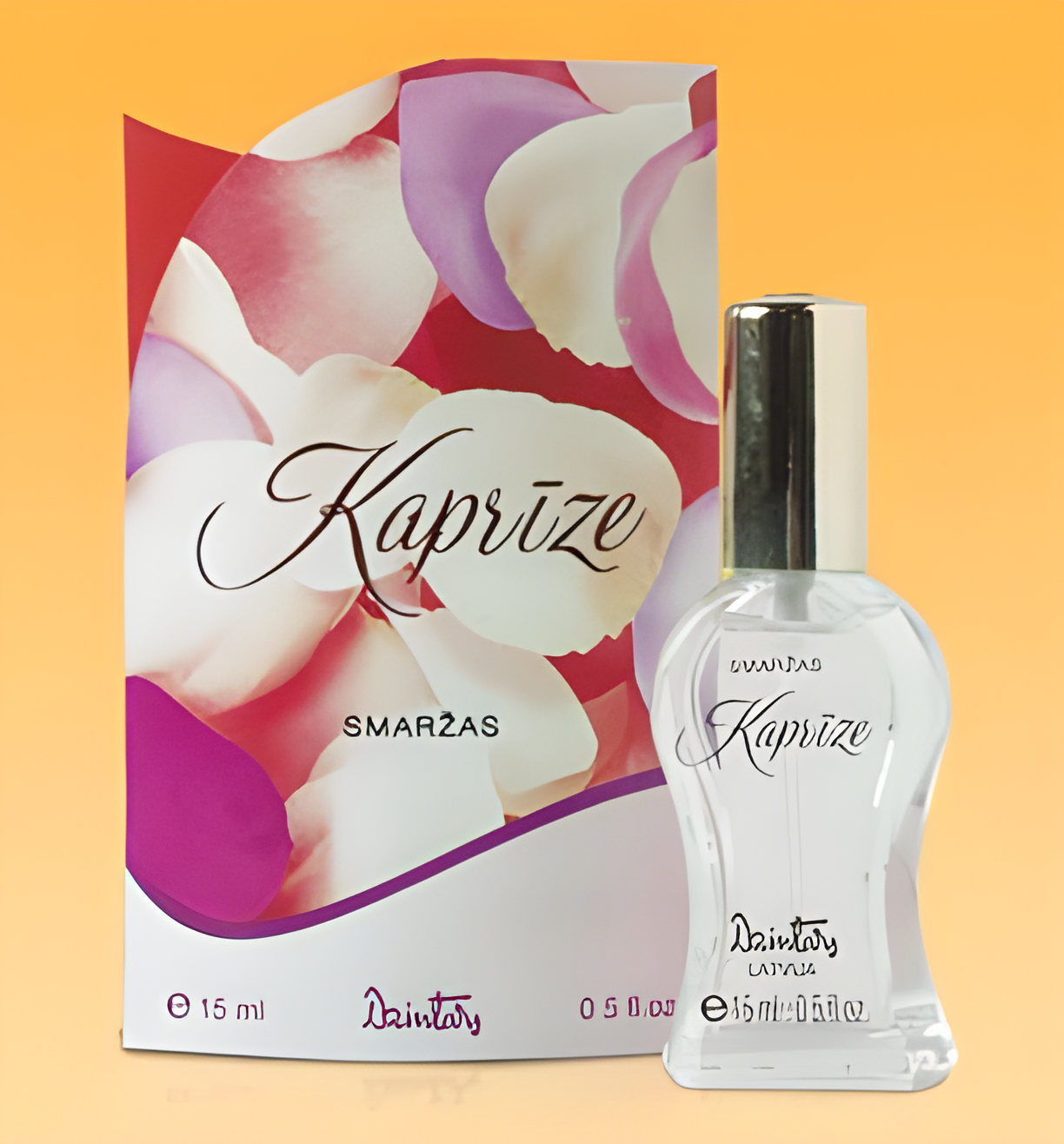 Kaprīze (Caprice) by Dzintars perfume bottle