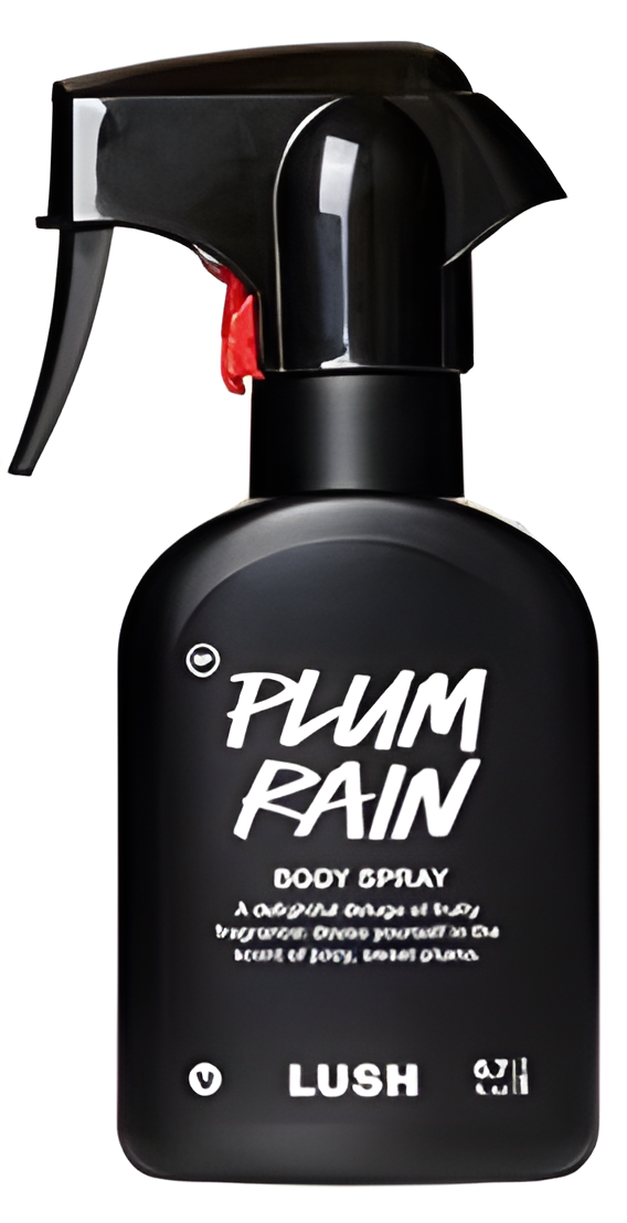 Plum Rain Body Spray by Lush perfume bottle