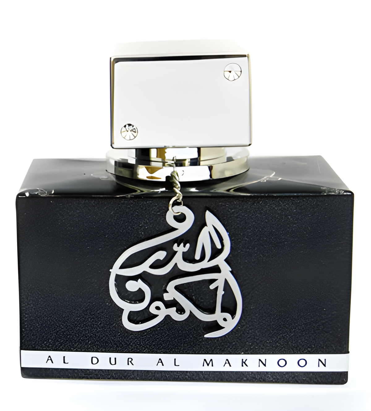 Al Dur Al Maknoon Silver by Lattafa Perfumes perfume bottle