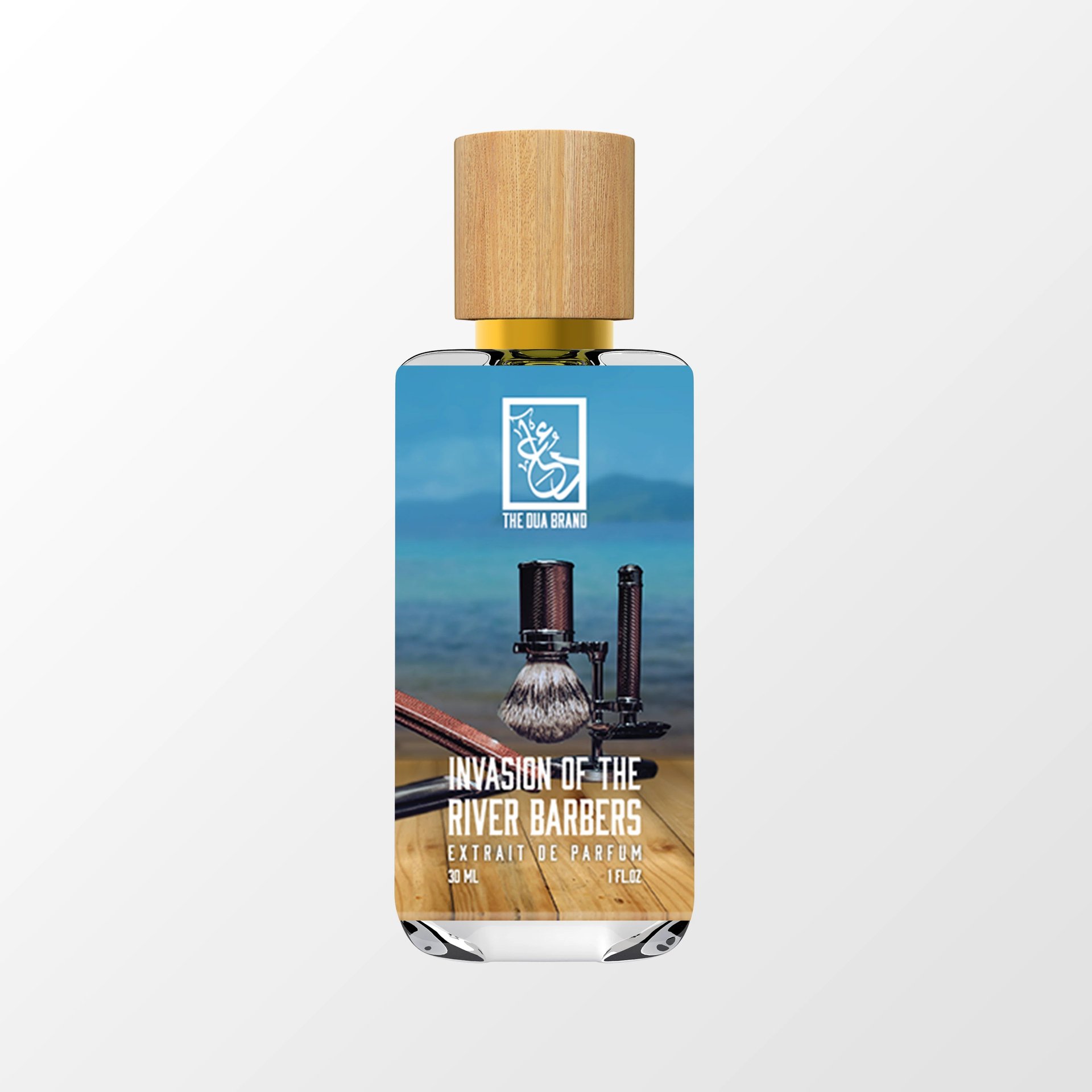 Invasion of the River Barbers by The Dua Brand perfume bottle