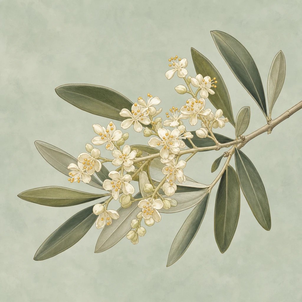 Picture of Olive blossom note