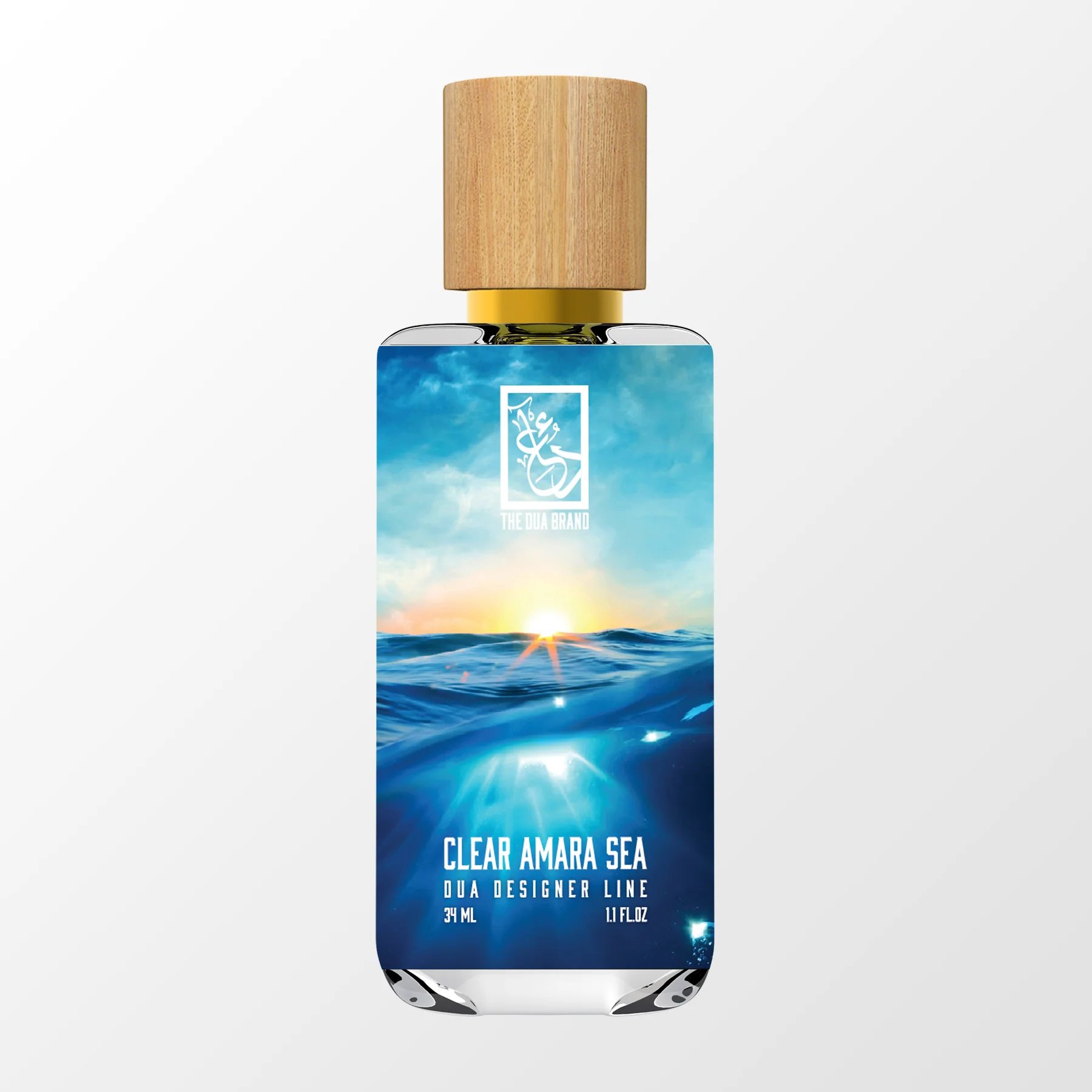 Clear Amara Sea by The Dua Brand perfume bottle